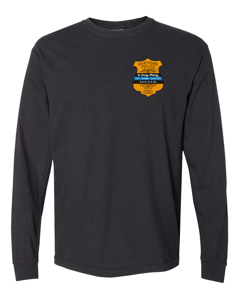 HPD Detective Bobby Garten Memorial Long Sleeve