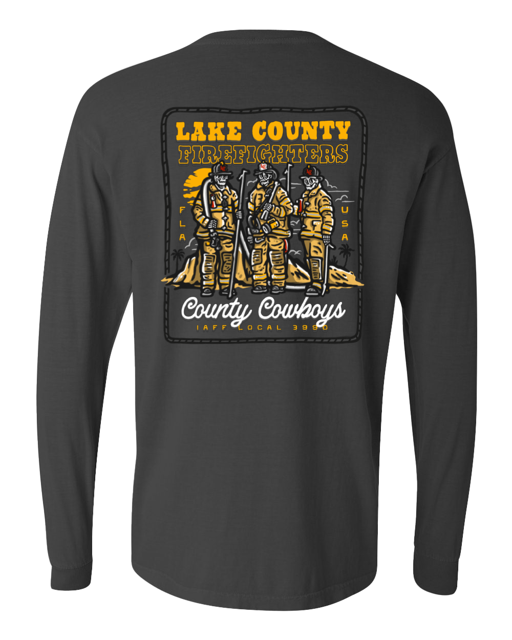 Lake County Firefighters &quot;County Cowboys&quot; Long Sleeve