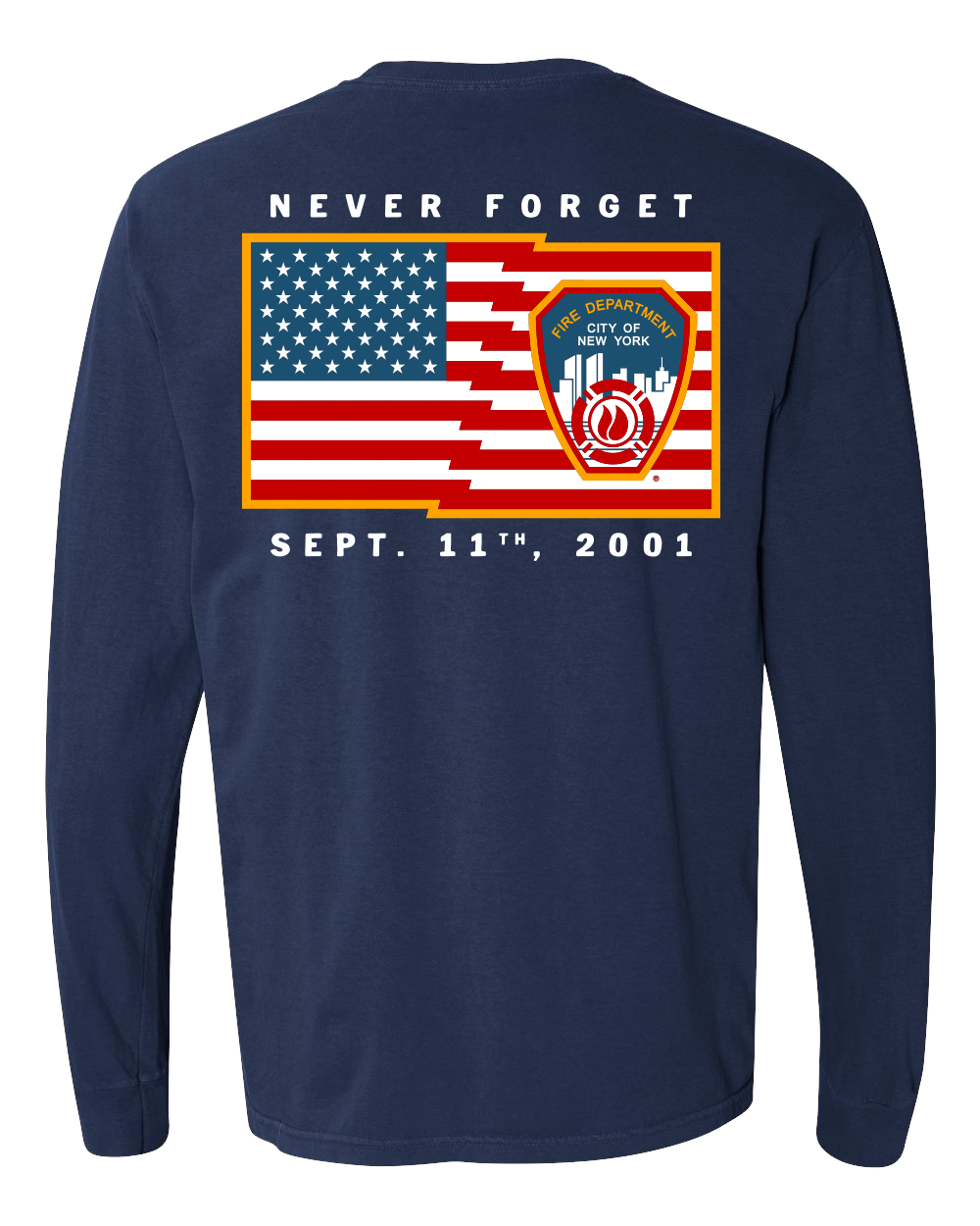 FDNY® 9/11 24th Anniv. Never Forget Long Sleeve