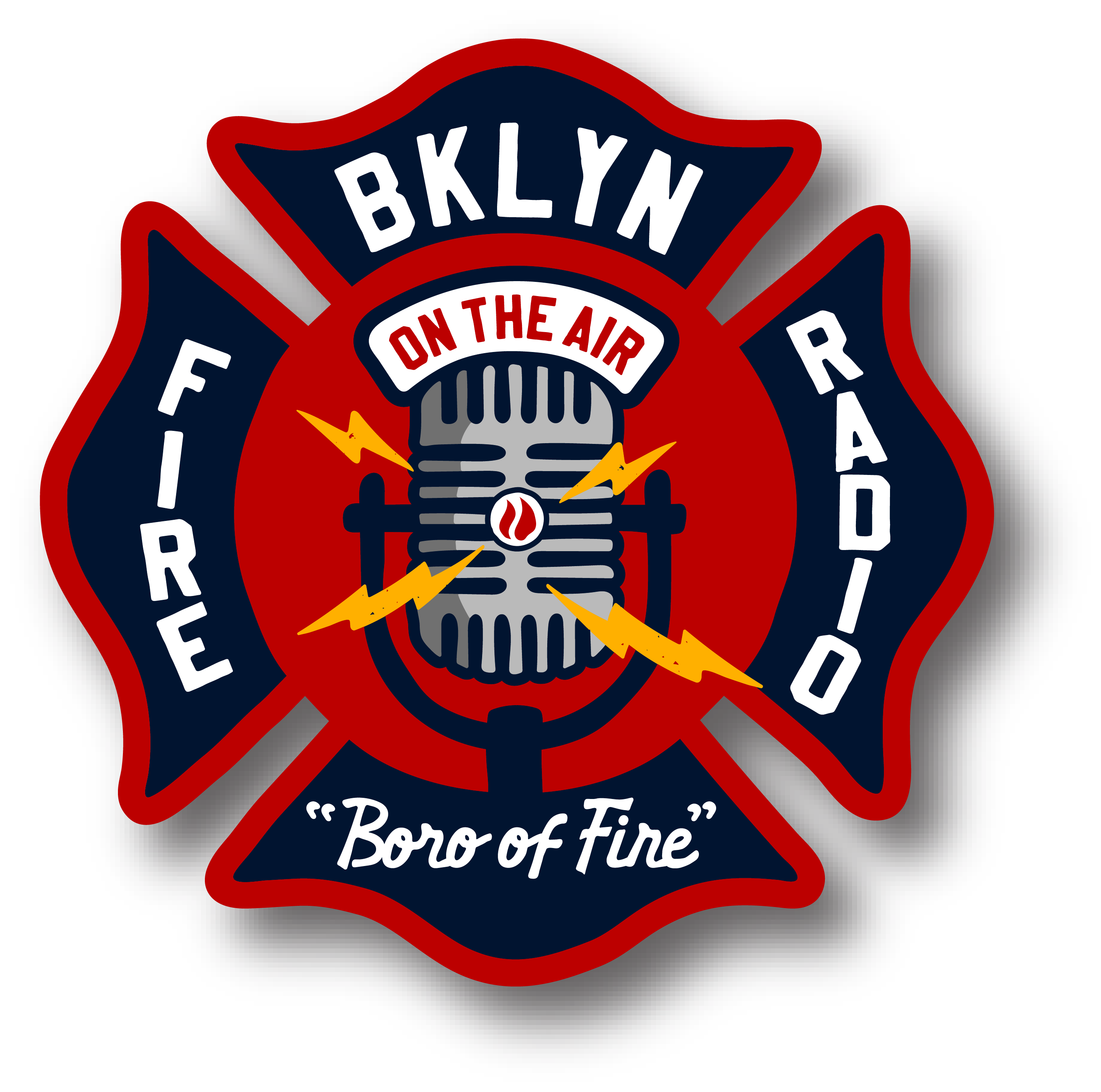 Brooklyn Fire Radio Maltese Decal