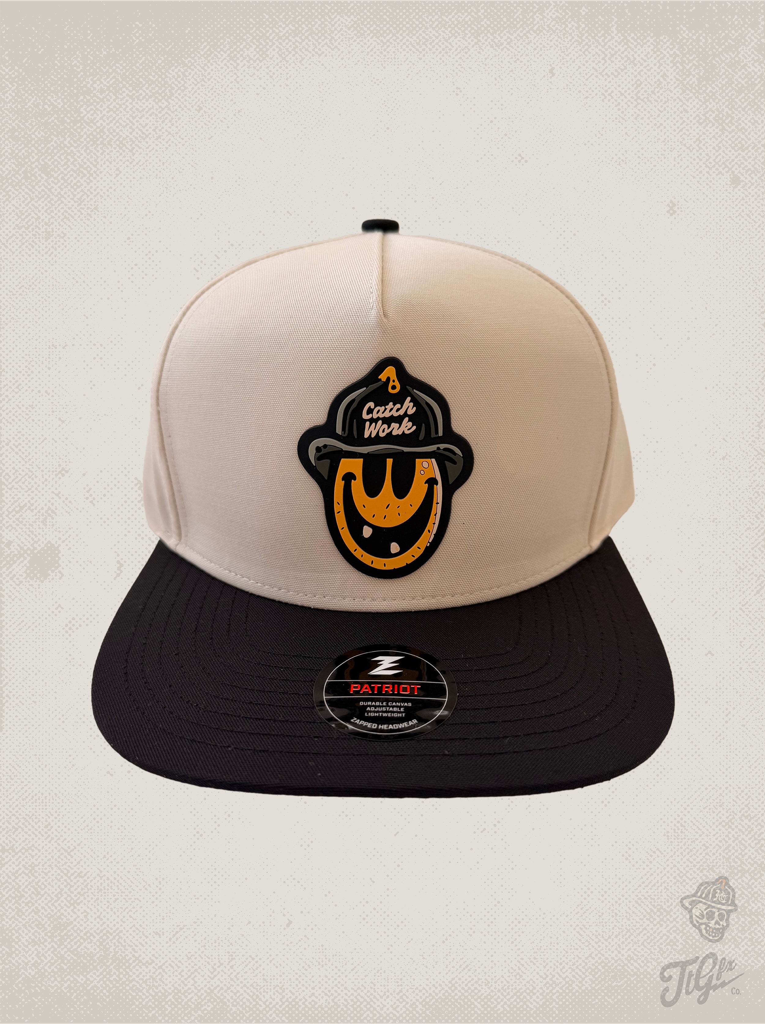Catch Work Smiley PVC Snapback