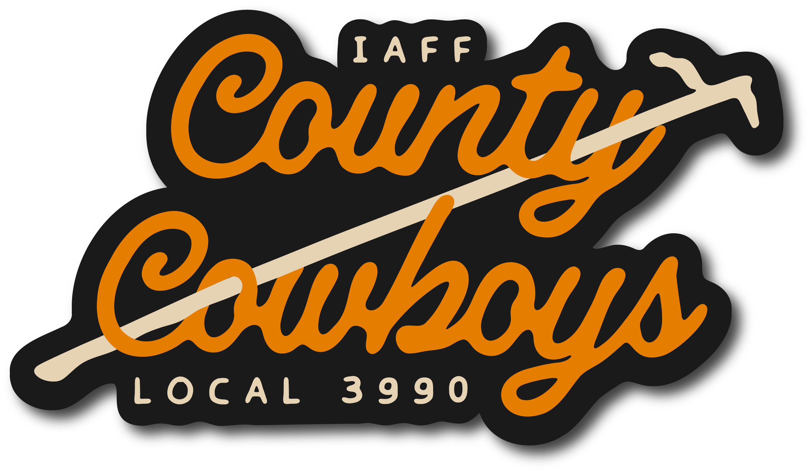 Local 3990 &quot;County Cowboys&quot; Decal