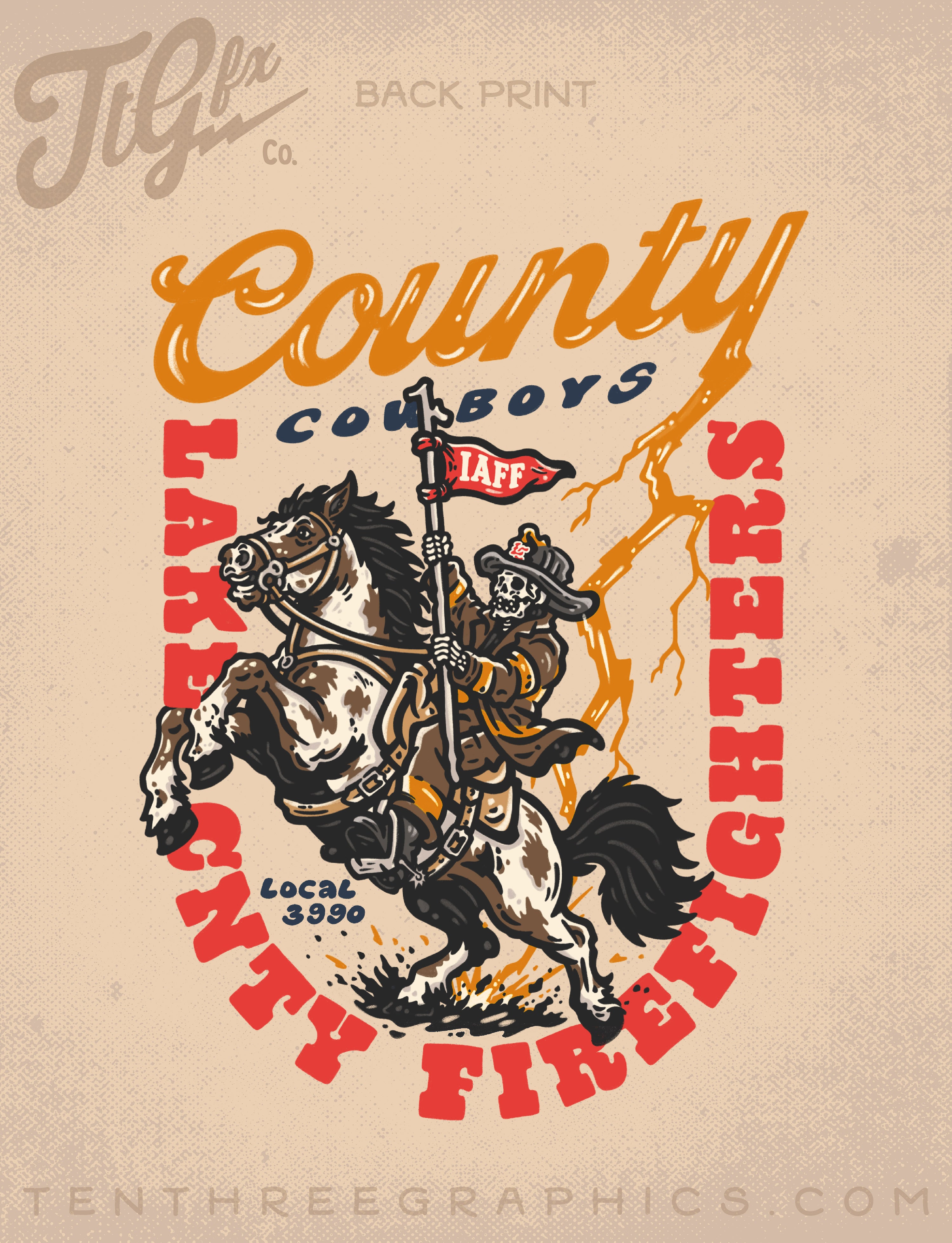 LCFF L3990 County Cowboys Tan Long Sleeve
