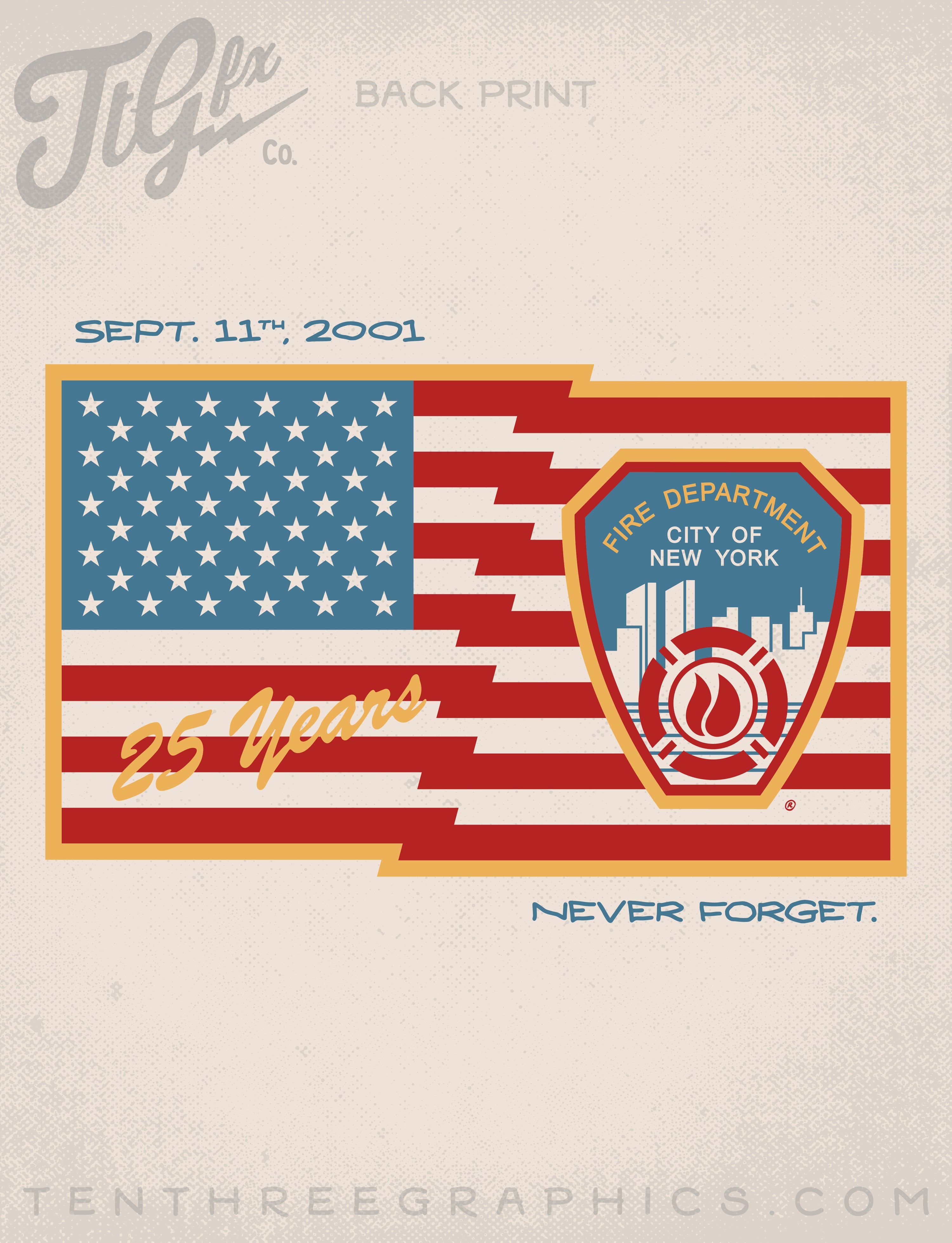 FDNY 9.11 25th Anniversary Hoodie