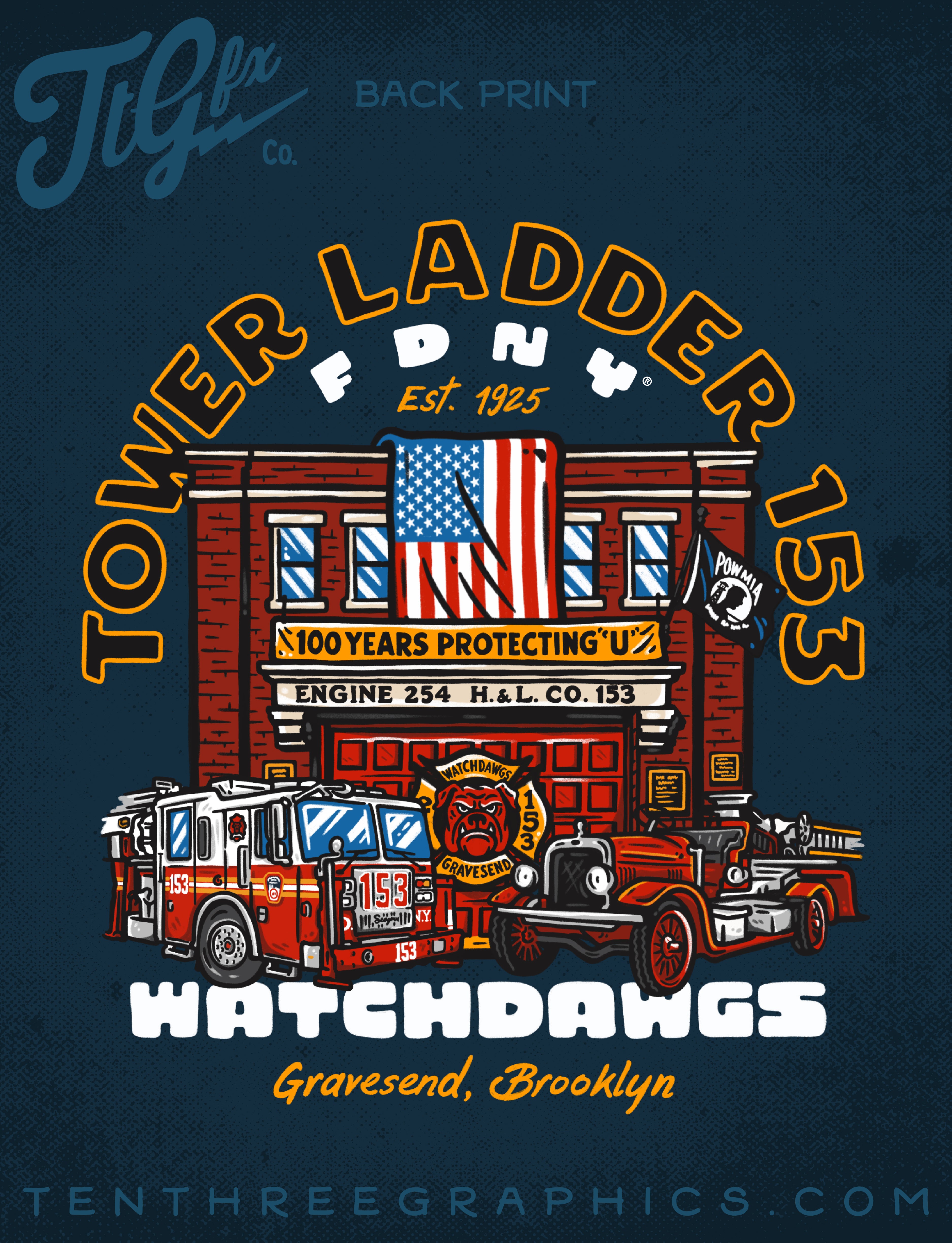 FDNY® TL153 100th Anniv. Tee
