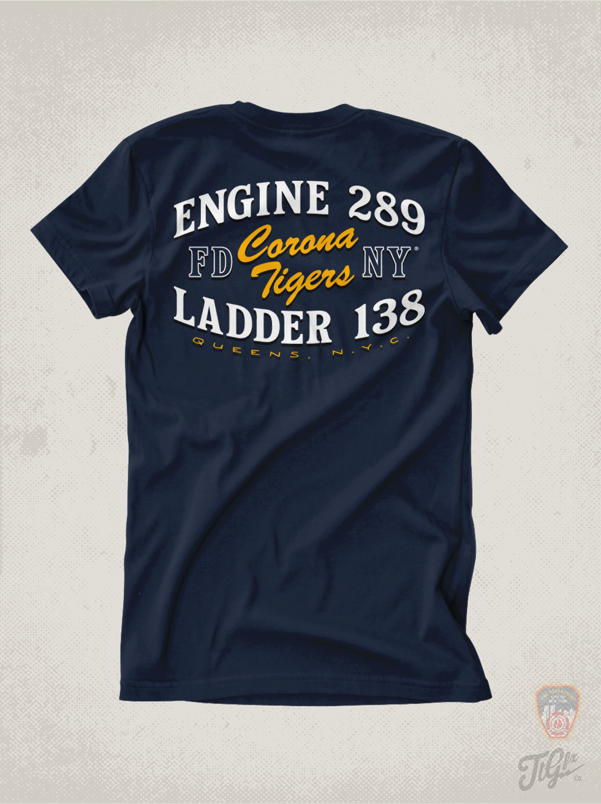FDNY® E289 TL138 "Corona Tigers" House Tee