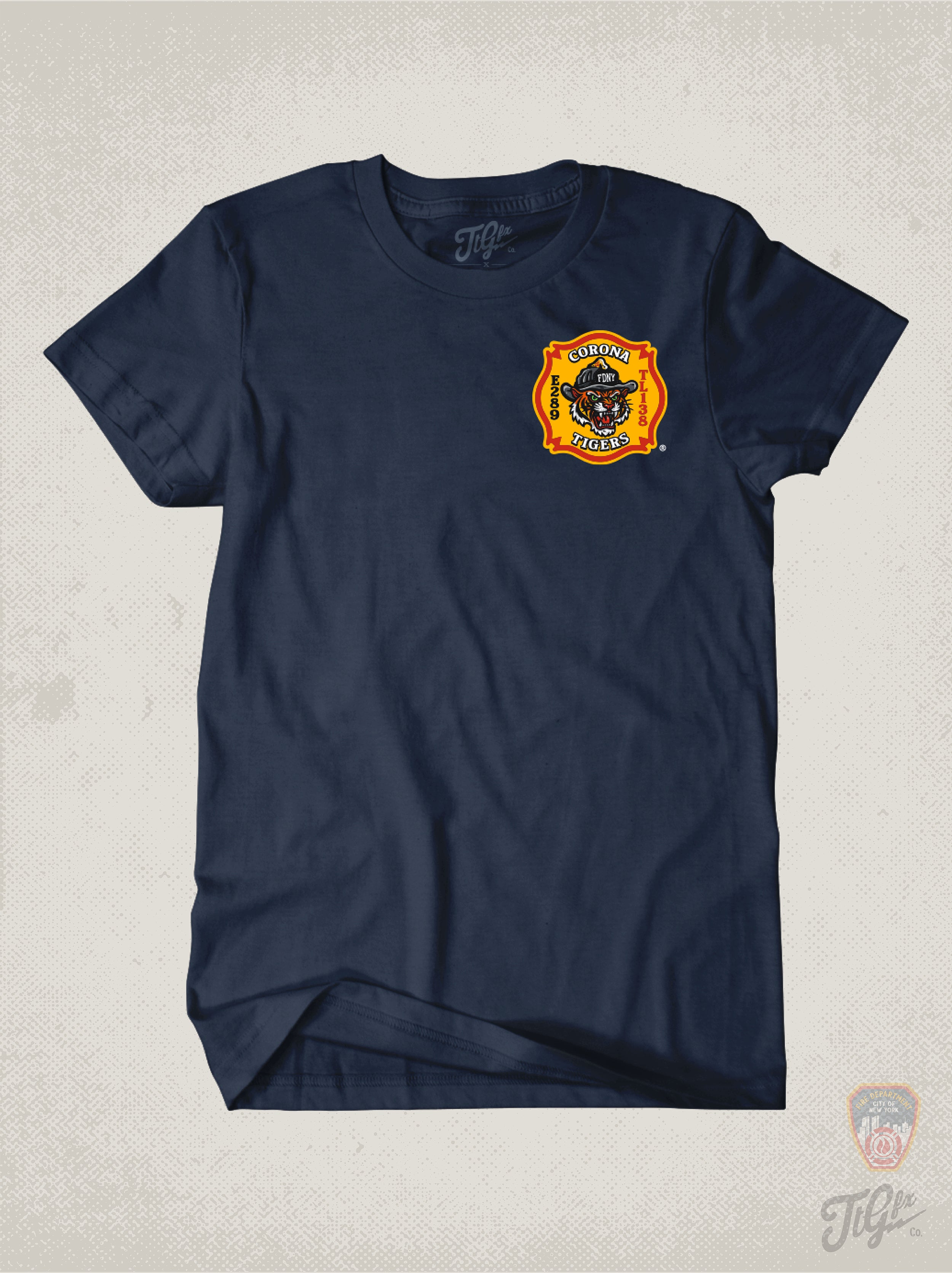 FDNY® E289 TL138 "Corona Tigers" House Tee