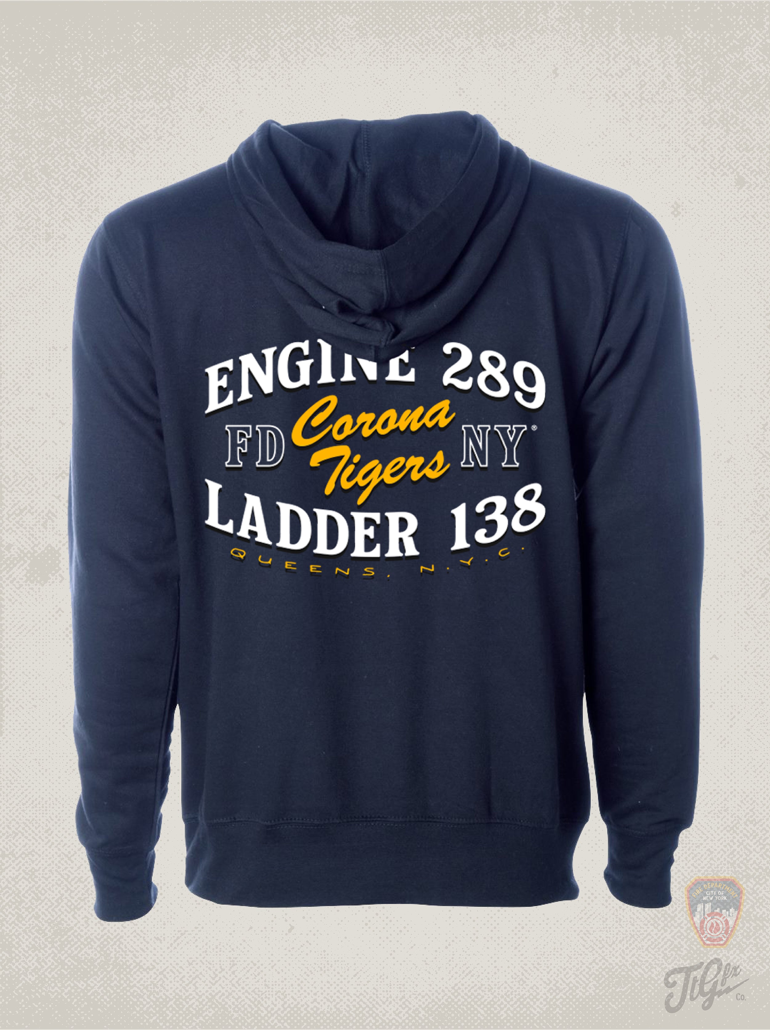 FDNY® E289 TL138 "Corona Tigers" Hoodie