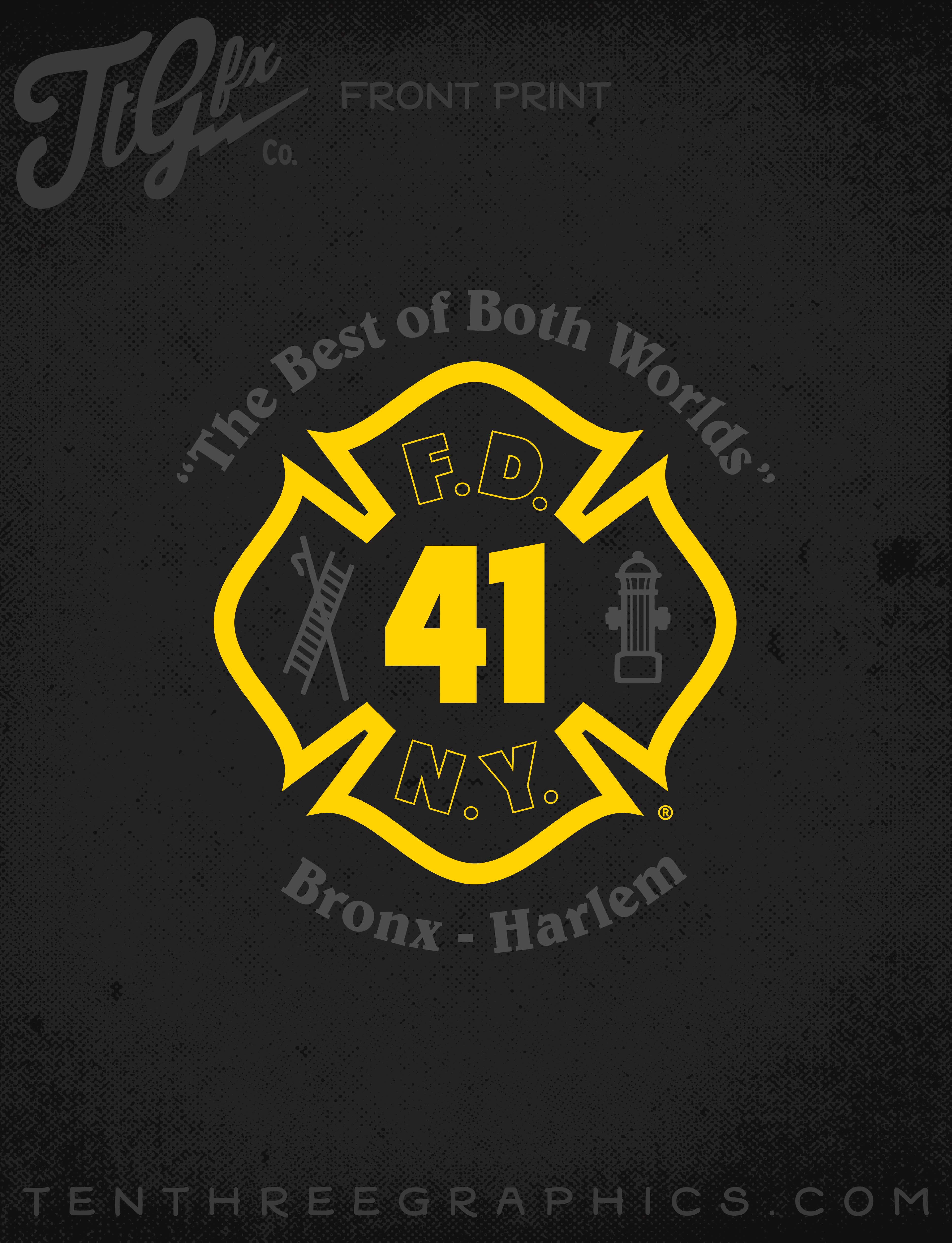 FDNY® Squad Co. 41 Skyline Tee