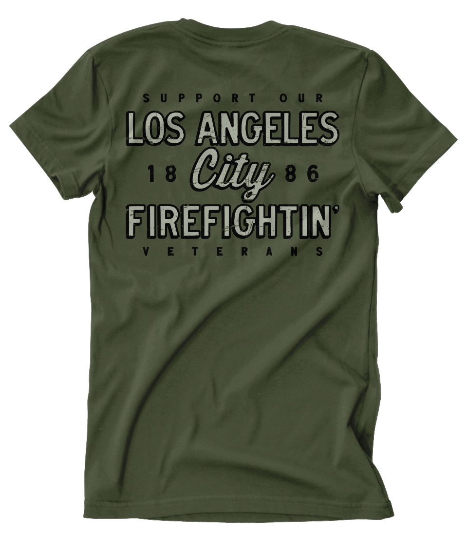 LA City Fire Support Our Vets Tee