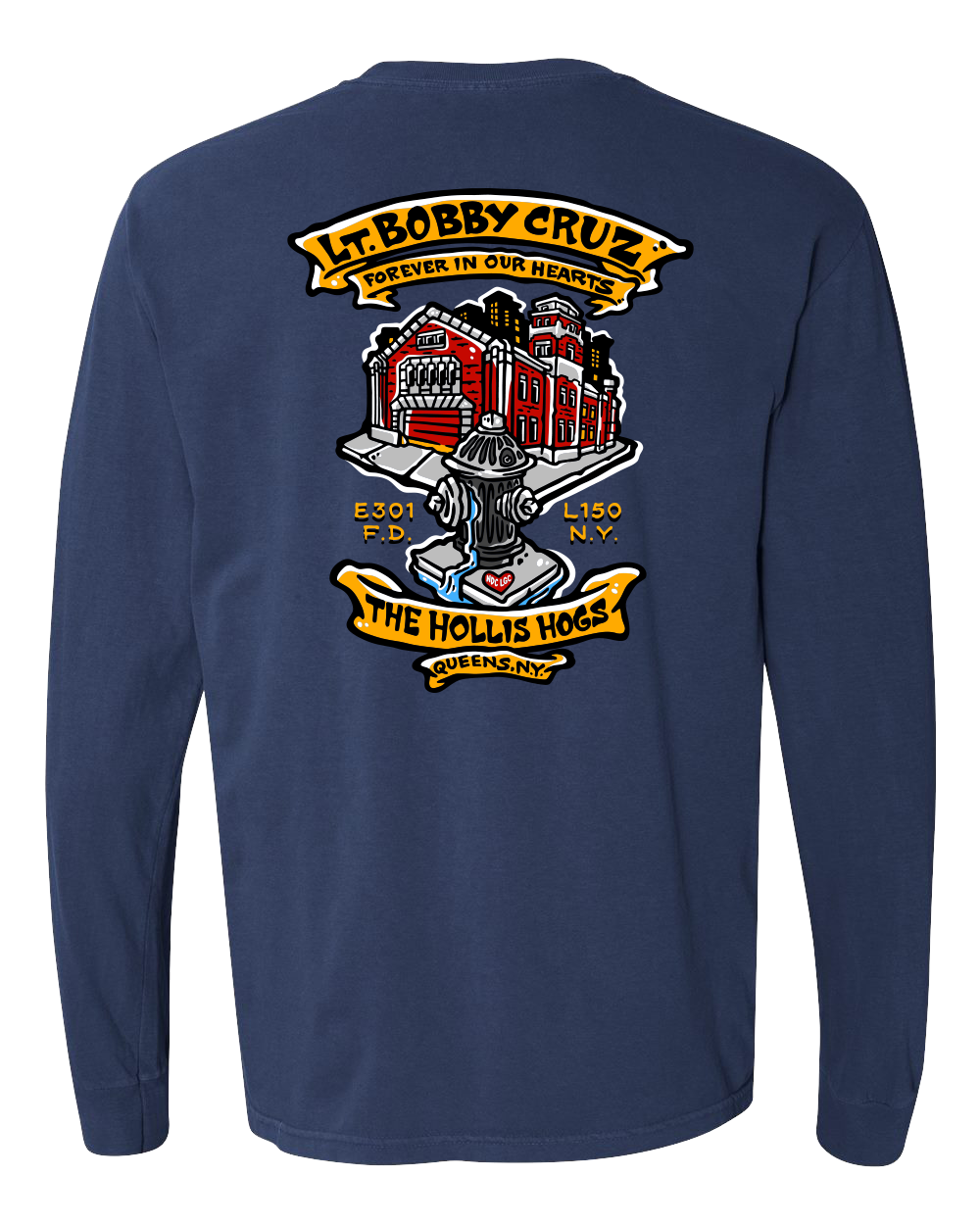 Hollis Hogs Lt. Cruz Memorial Long Sleeve