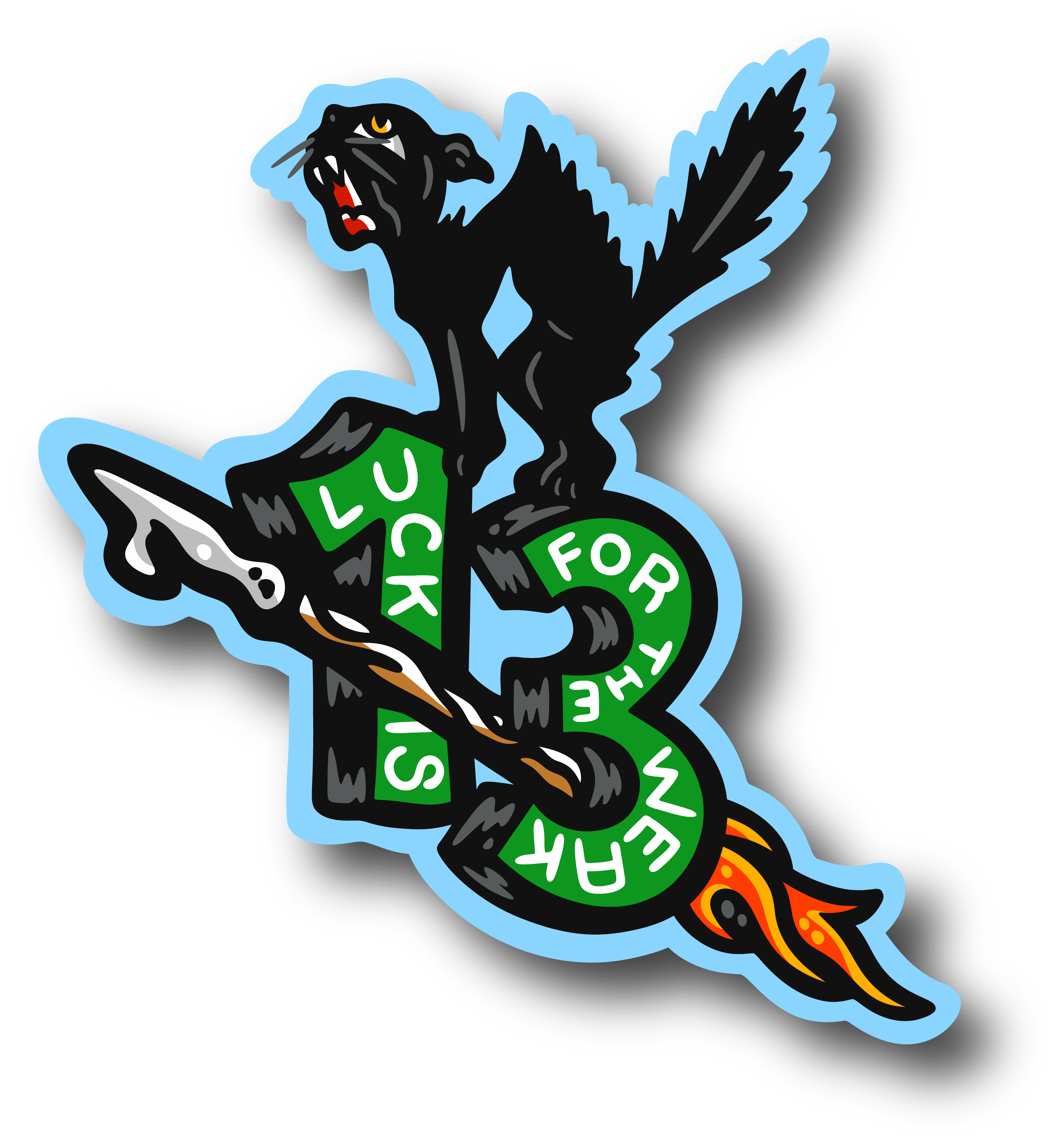 Lucky 13 Decal Vinyl Car Window Sticker ANY SIZE - Foto 9