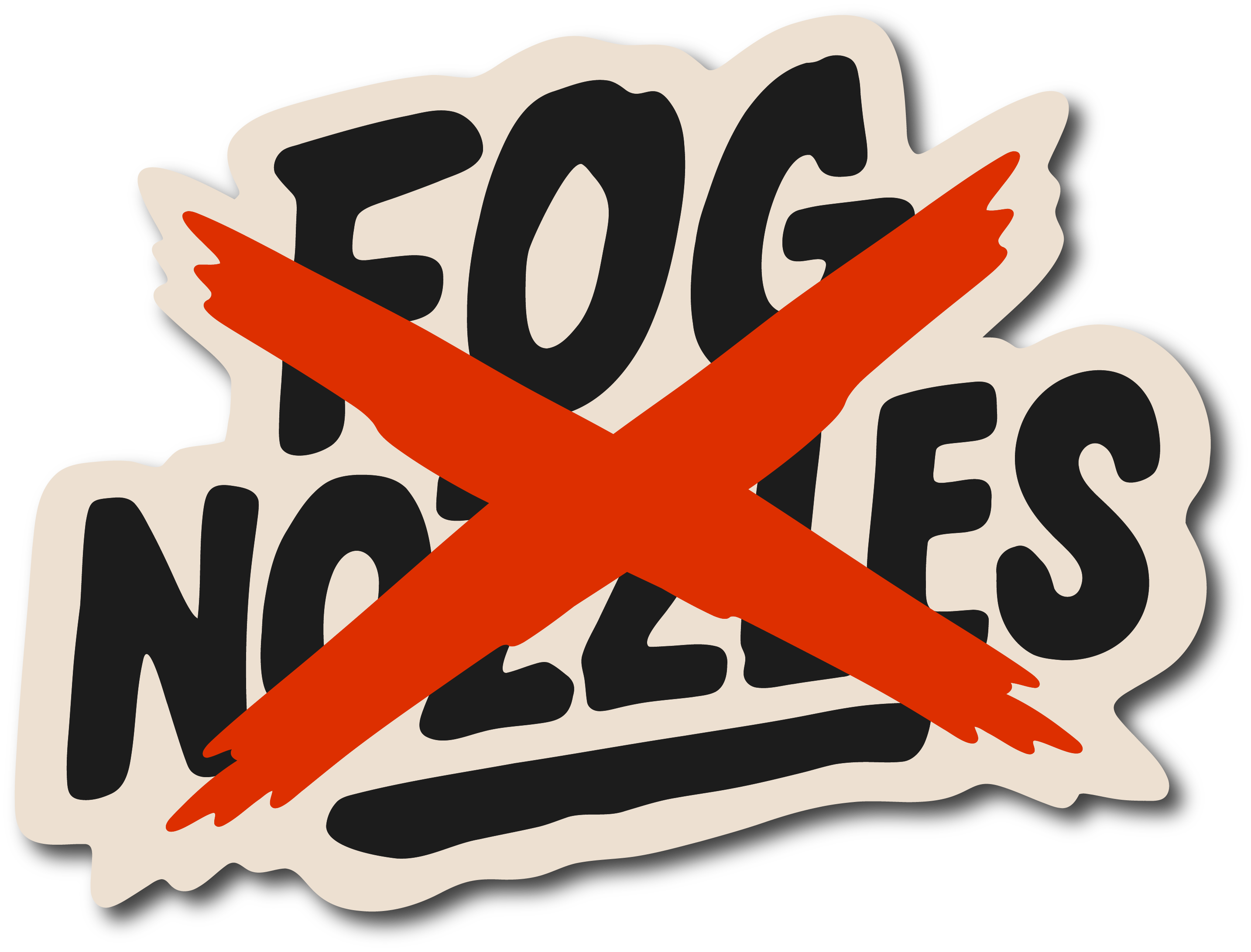 No Fogs Decal