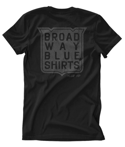 Broadway Blueshirts &quot;Blacked Out&quot; Tee