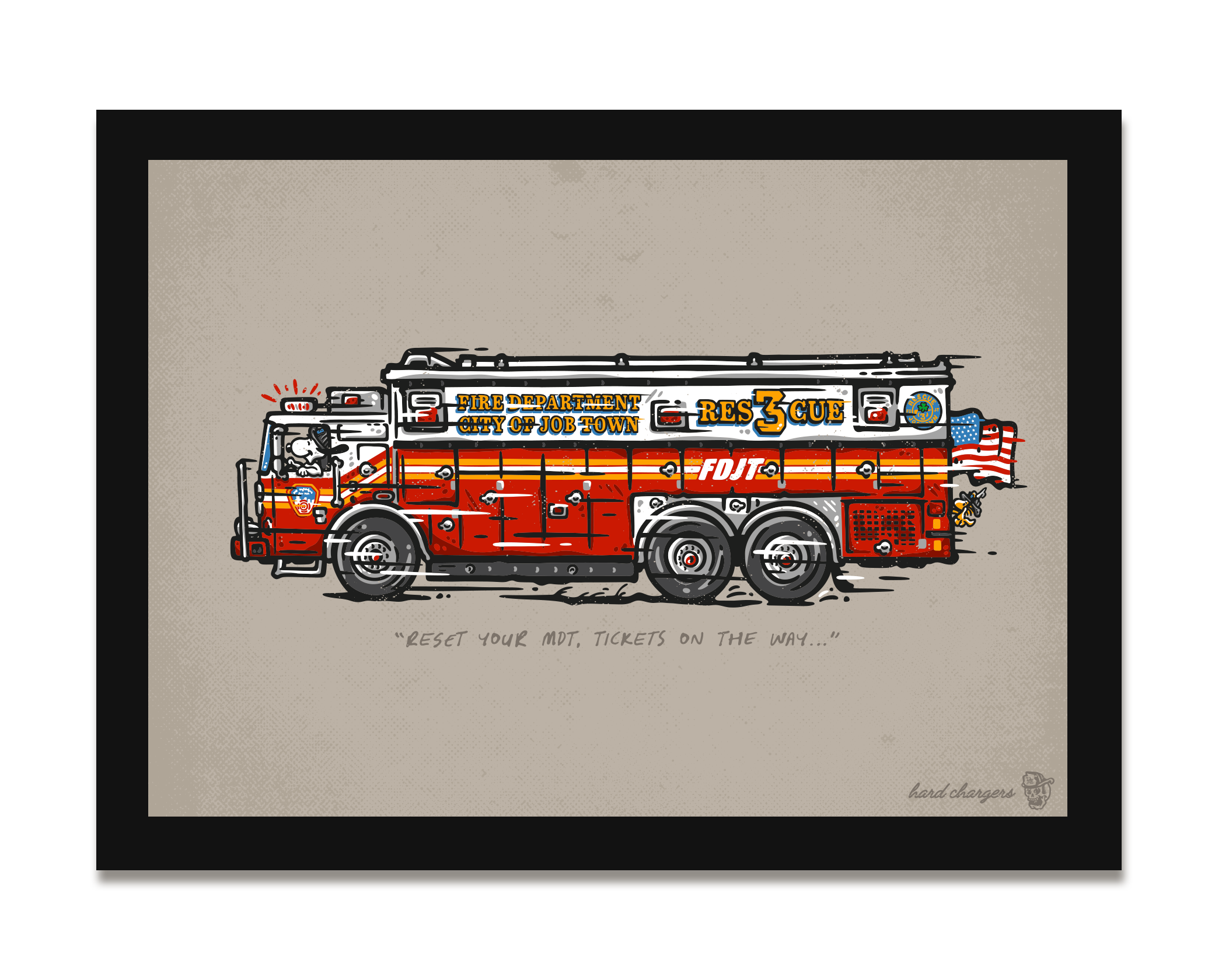 Goin to Work' Americana Print