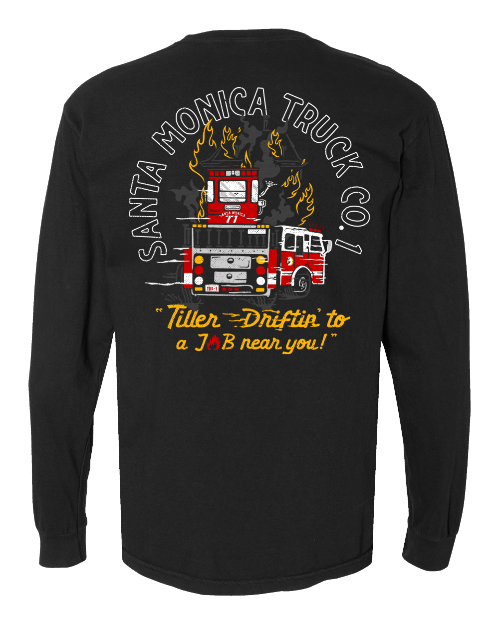 Santa Monica Fire Tiller 1 Long Sleeve