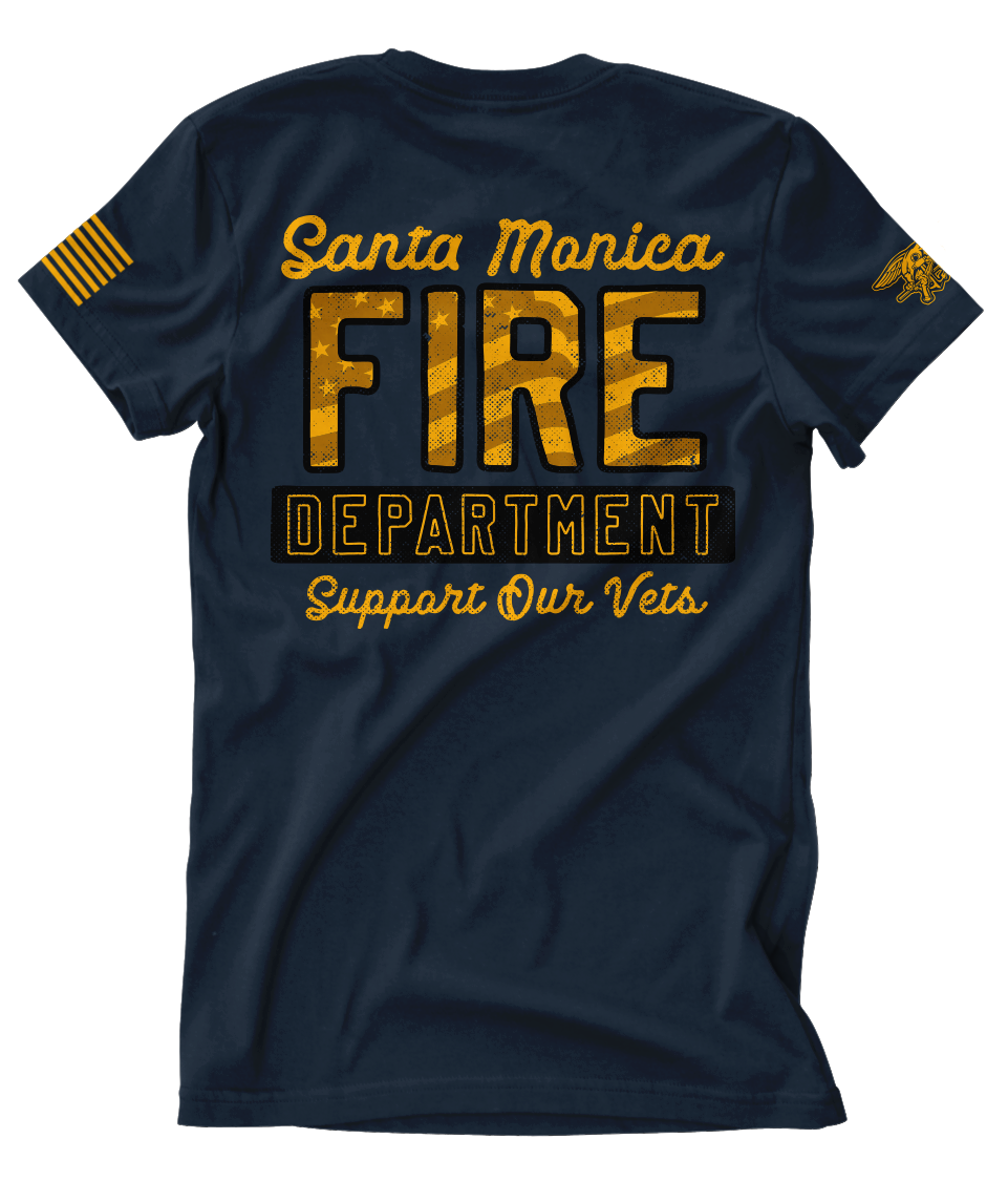 Santa Monica Fire '24 Vets Tee