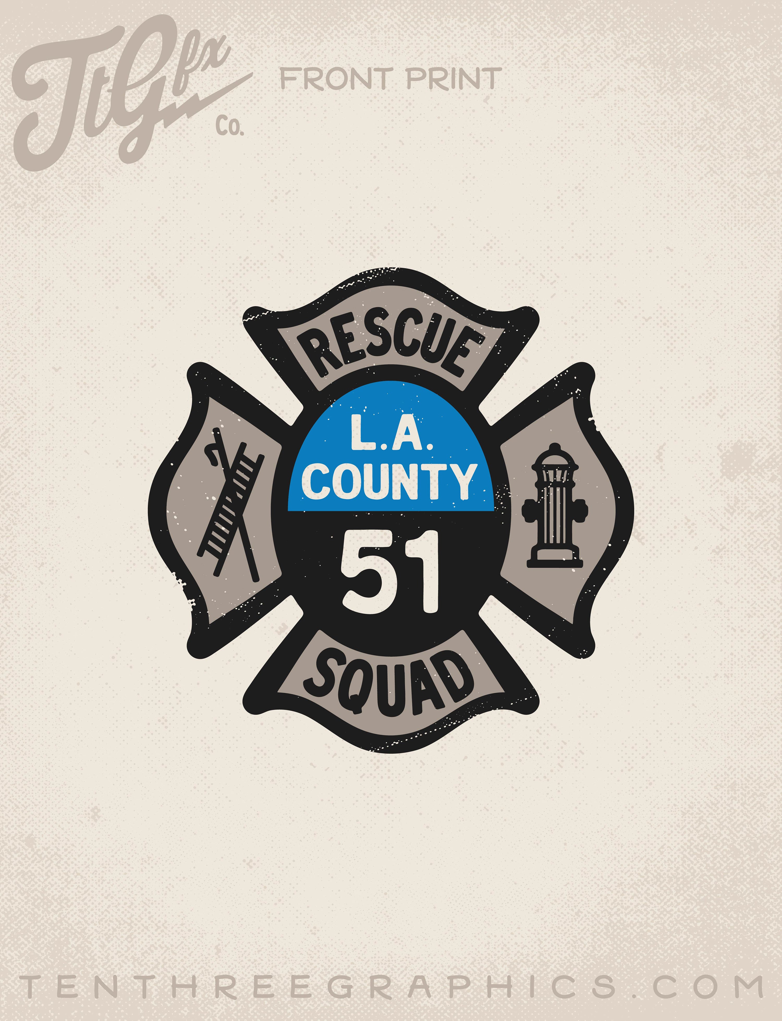 LA Co. Squad Goes KMG365 Ivory Tee
