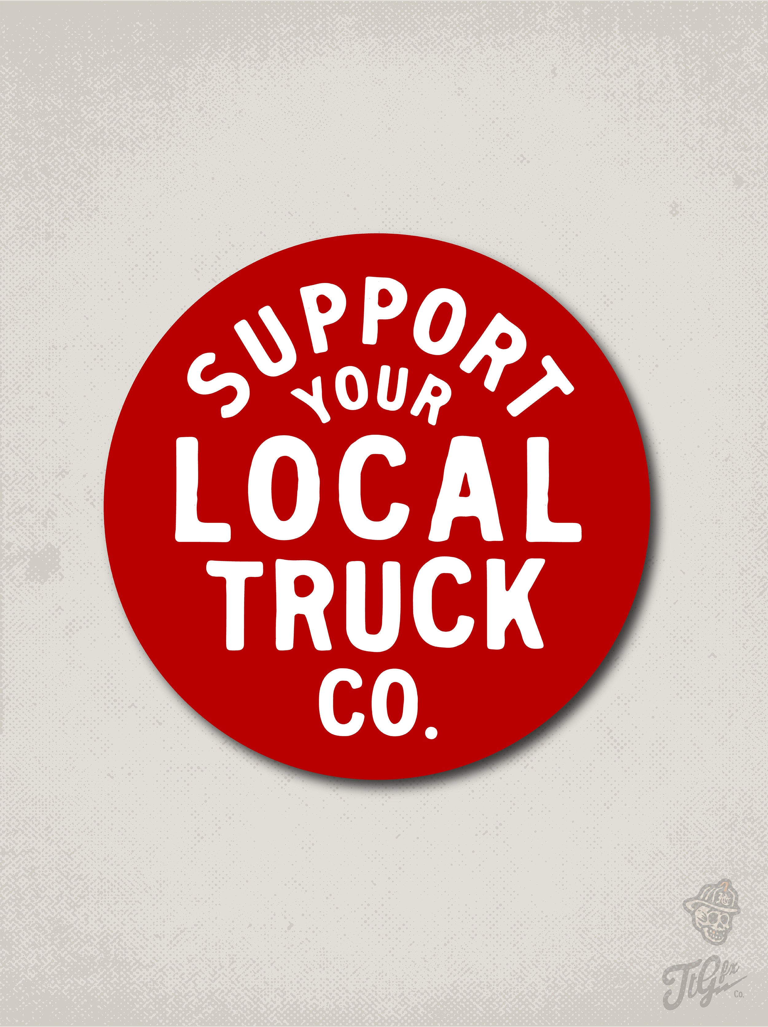 Support Your Local Truck Co. Decal