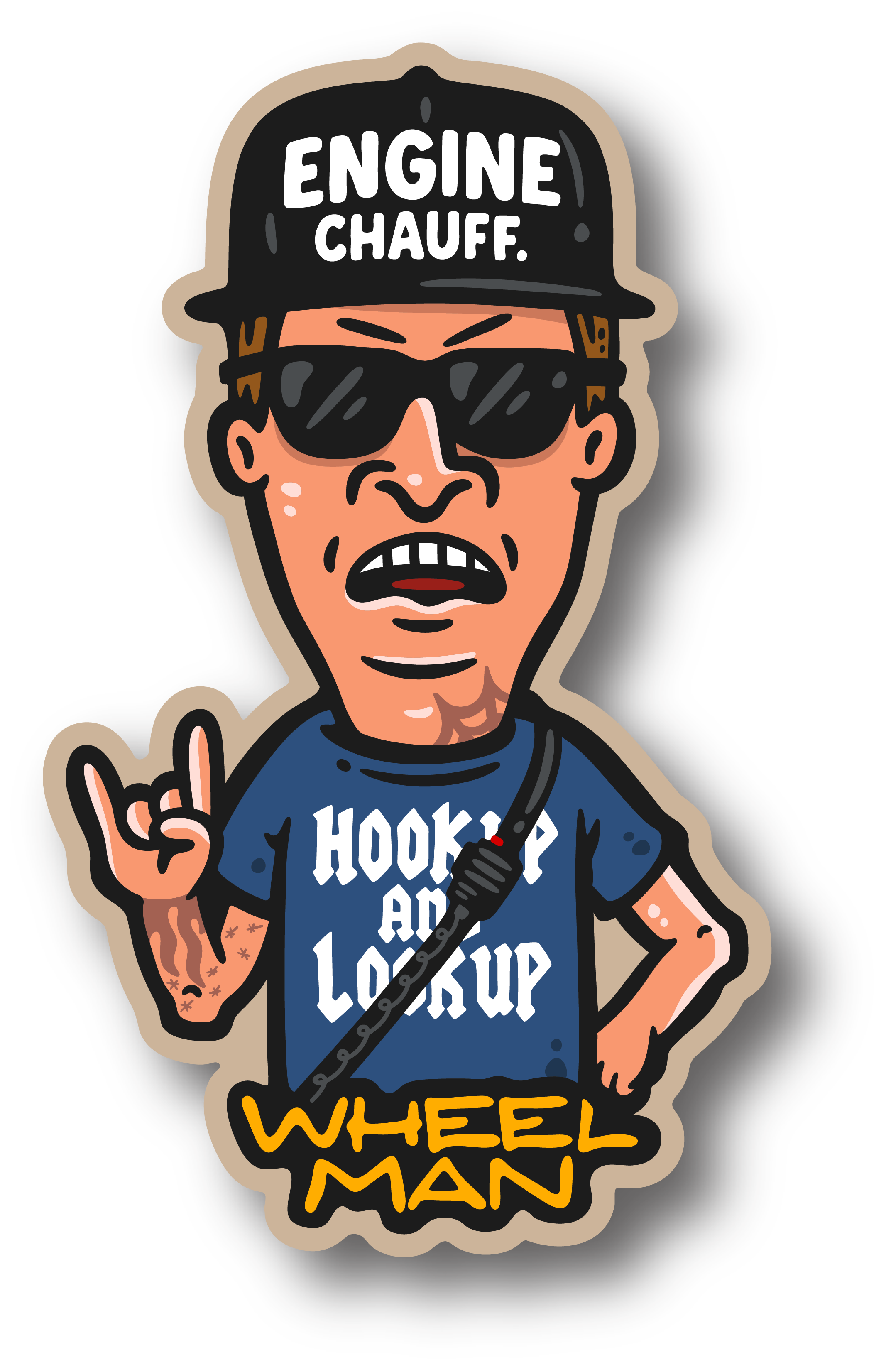 Wheelman Decal (July &