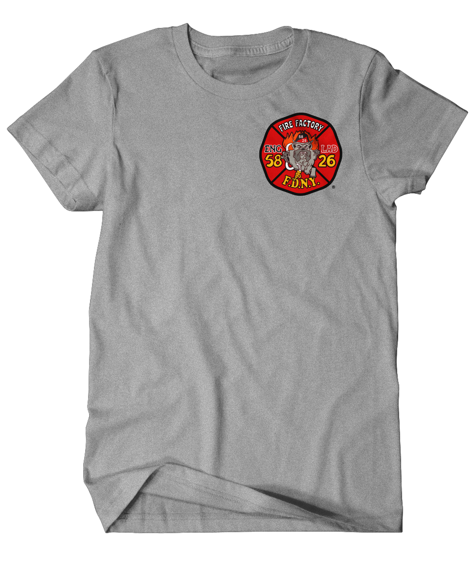 FDNY® E58 L26 Old School House Tee
