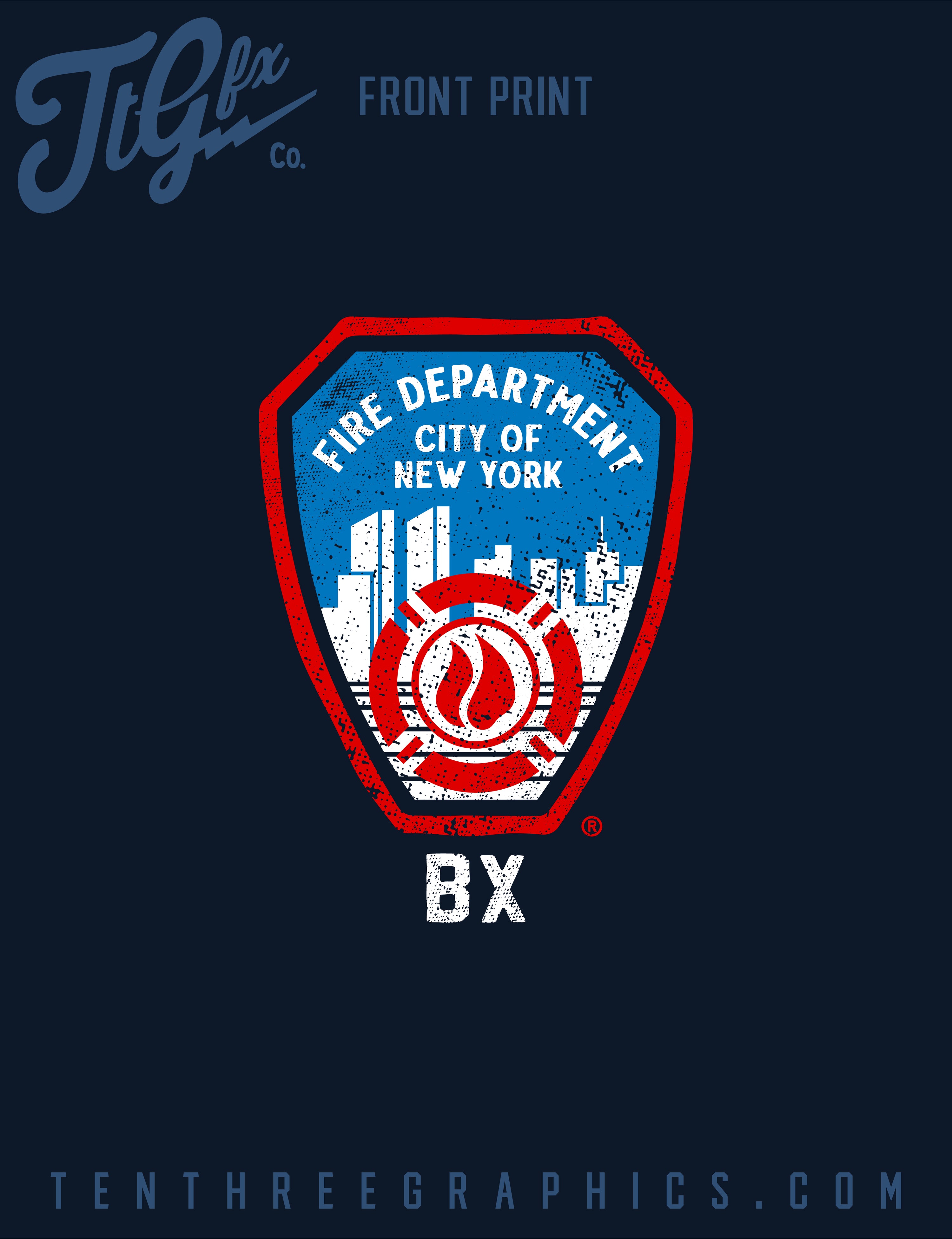 FDNY® "Bronx Firefighting" Tee