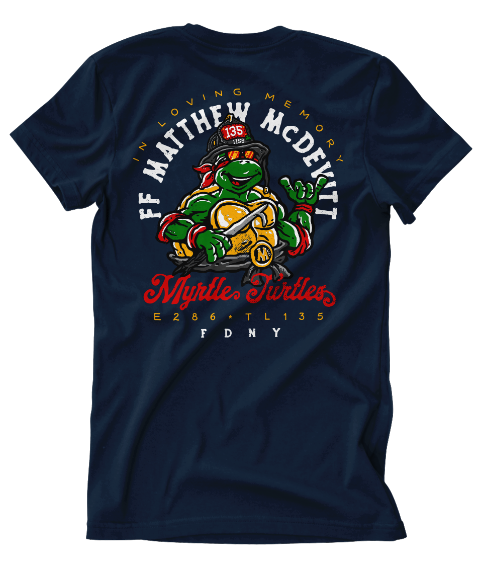 FF Matthew McDevitt Memorial Tee (Navy)