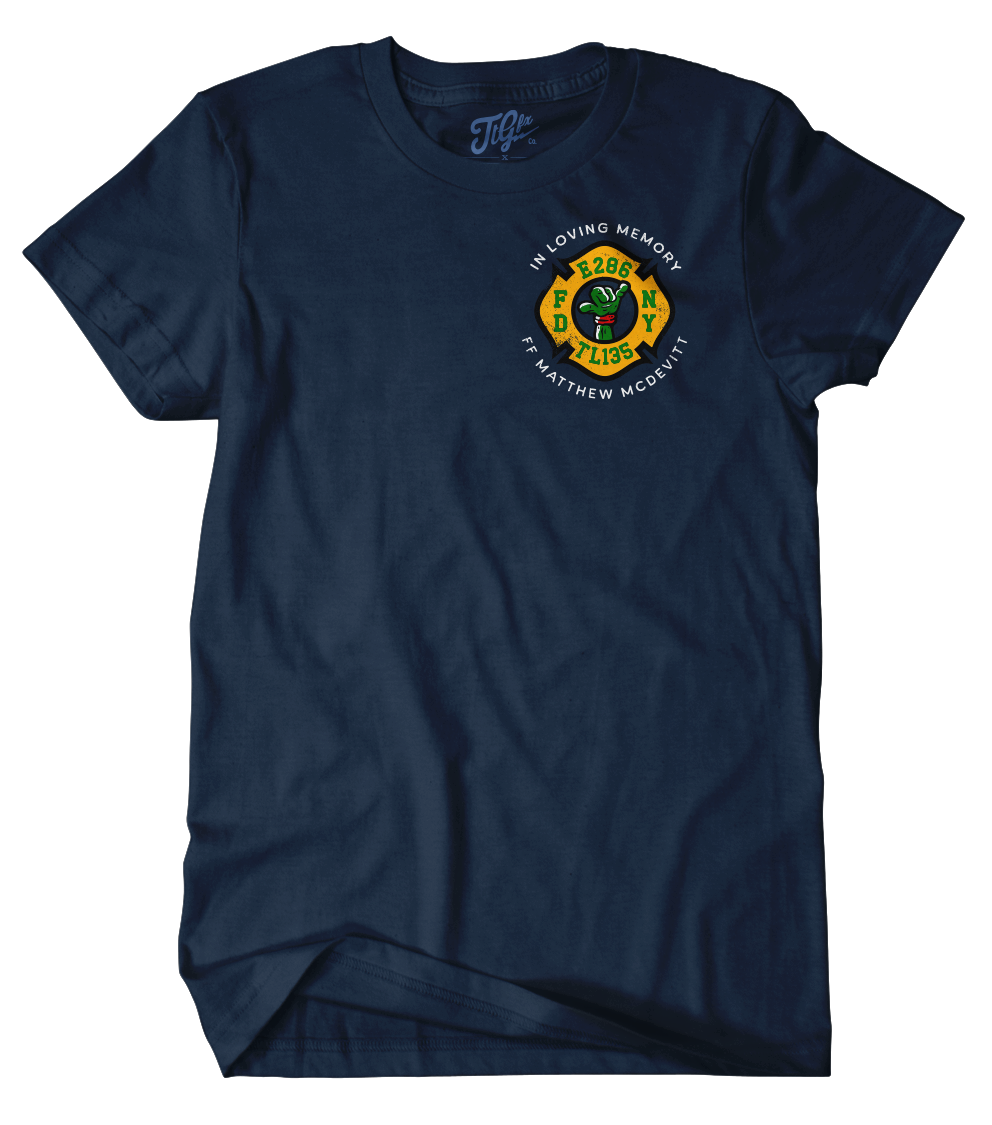 FF Matthew McDevitt Memorial Tee (Navy)