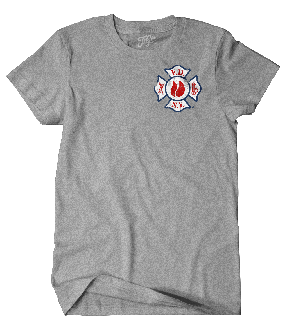 FDNY® "Greatest Job" Grey Tee