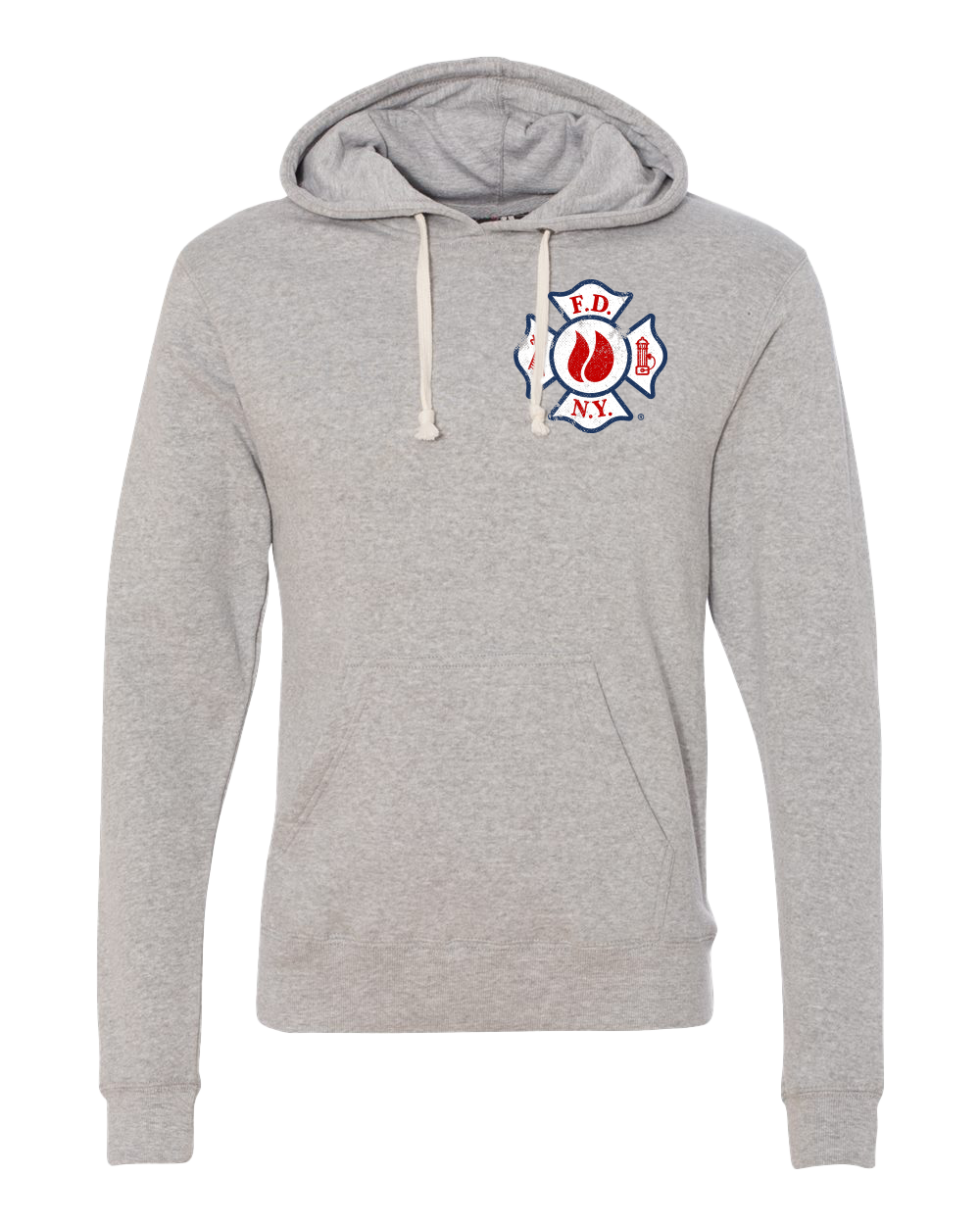 FDNY® "Greatest Job" Grey Hoodie