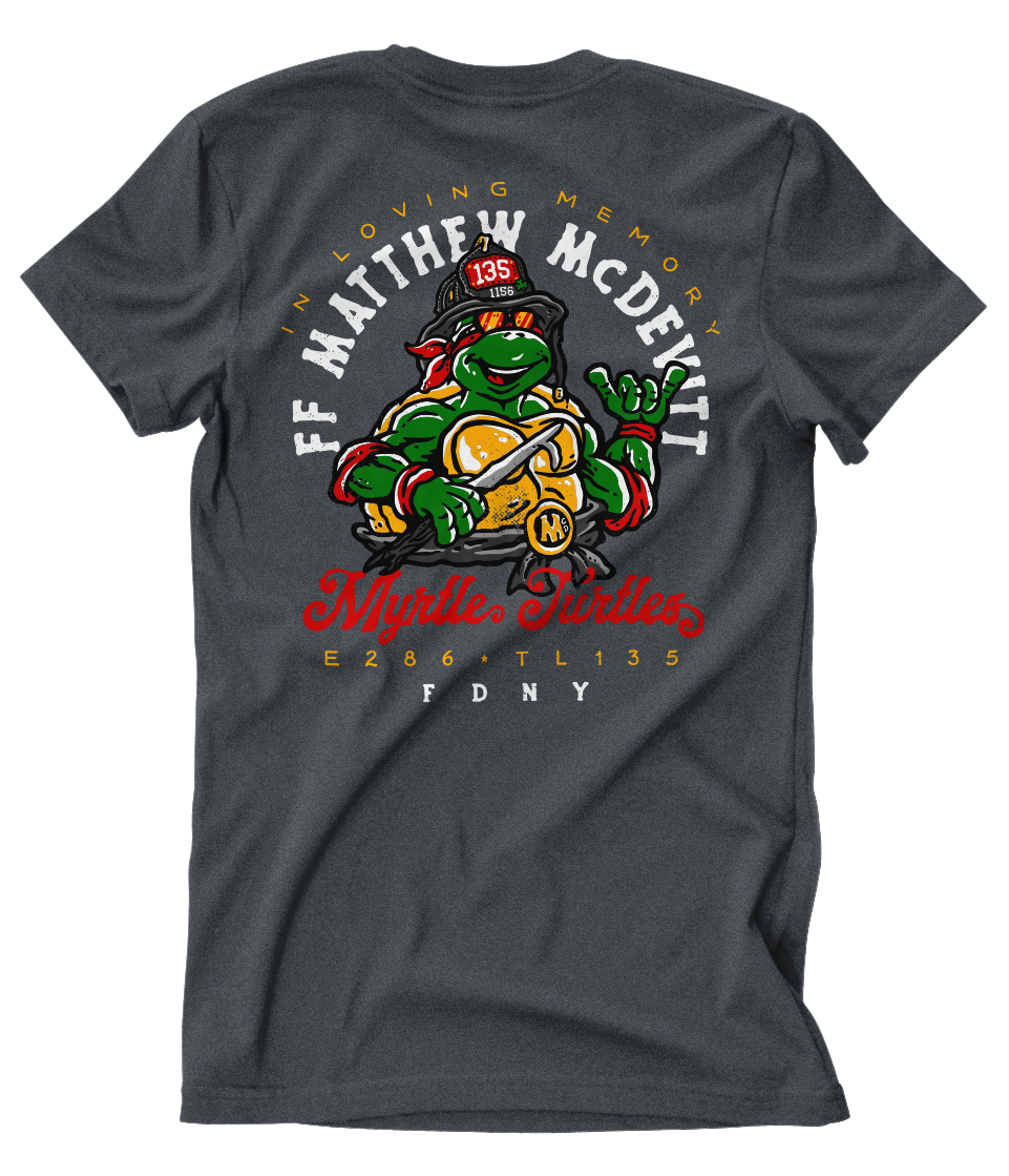 FF Matthew McDevitt Memorial Tee (Grey)