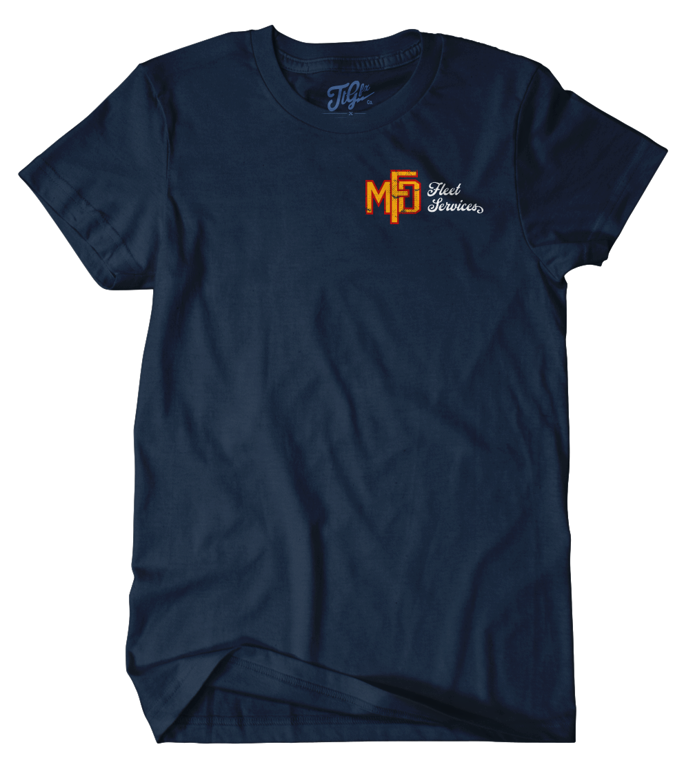 Meriden Fire CT Fleet Services Club Tee