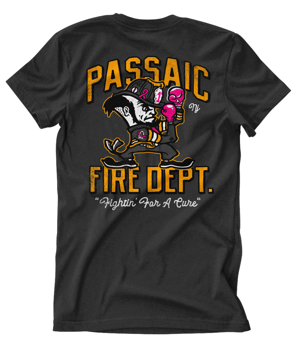 Passaic Fire (NJ) Pink Club Tee