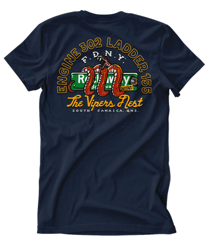 FDNY® E302 L155 Vipers Nest House Tee