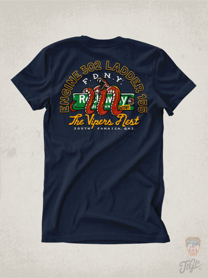 FDNY® E302 L155 Vipers Nest House Tee
