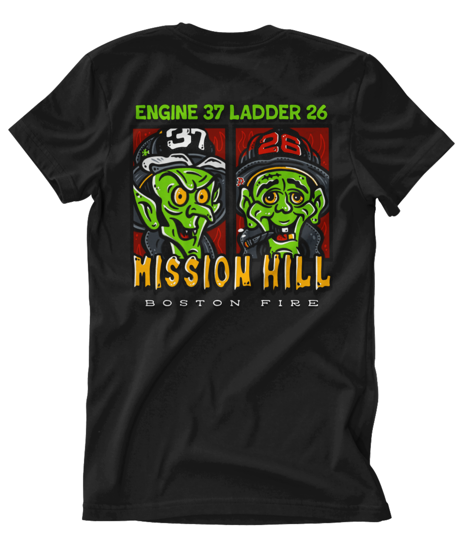 Boston Fire E37 L26 Halloween '24 Club Tee