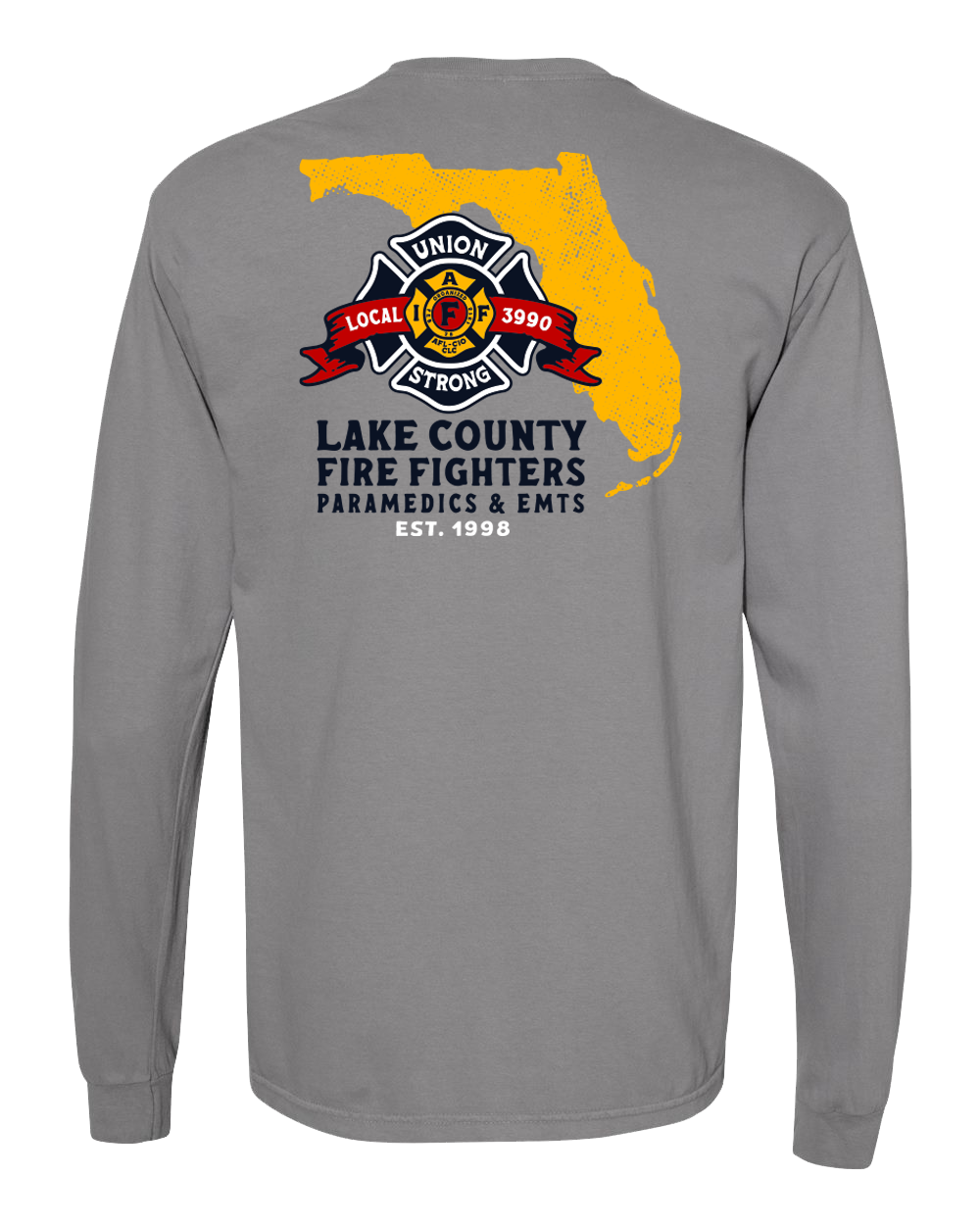Lake County Firefighters L3990 Rebrand Long Sleeve
