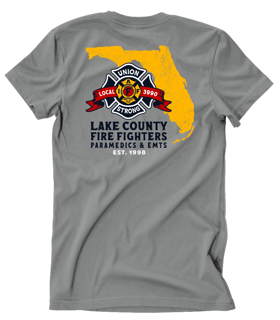 Lake County Firefighters L3990 Rebrand Tee