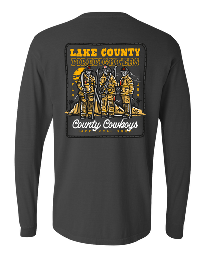 Lake County Firefighters &quot;County Cowboys&quot; Long Sleeve