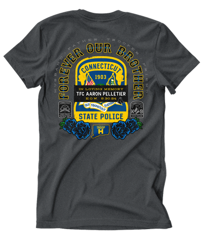 CSP TFC Aaron Pelletier Memorial Tee (Dark Grey)