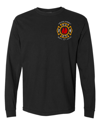 FDNY® 9/11 24th Anniv. Never Forget Black Long Sleeve