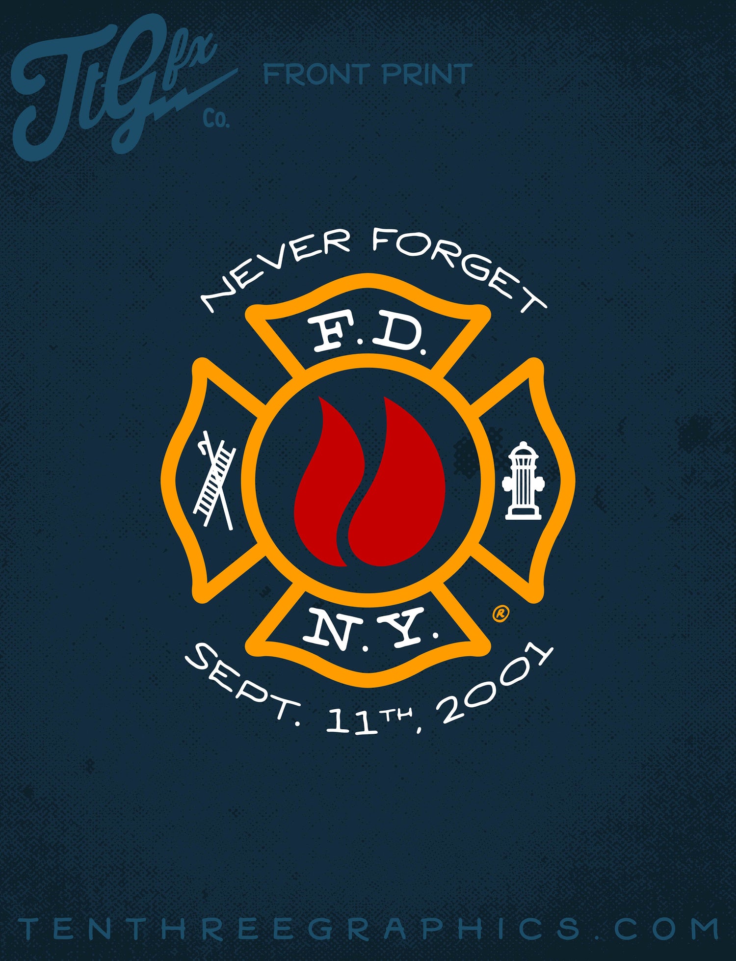 FDNY® 9/11 24th Anniv. Never Forget Tee