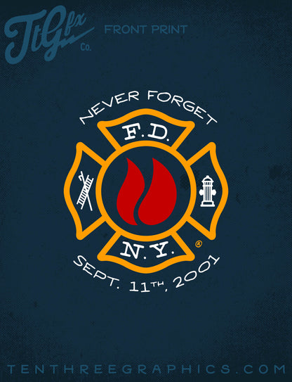 FDNY® 9/11 24th Anniv. Never Forget Tee