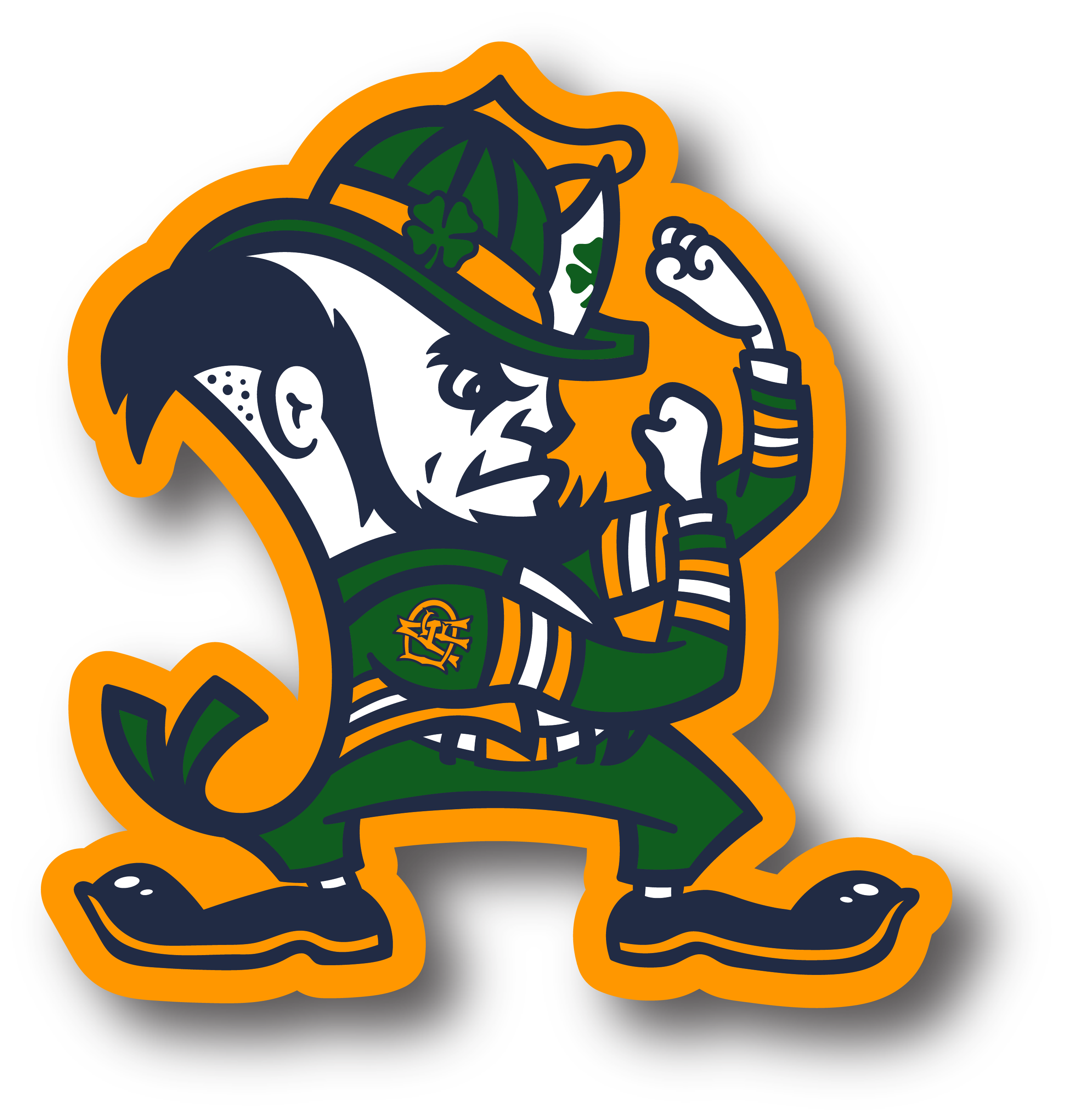Alhambra Fightin Irish Decal