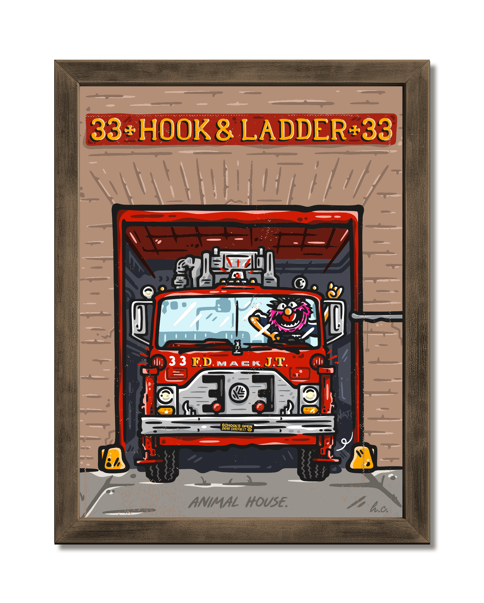 Animal House 33 Print