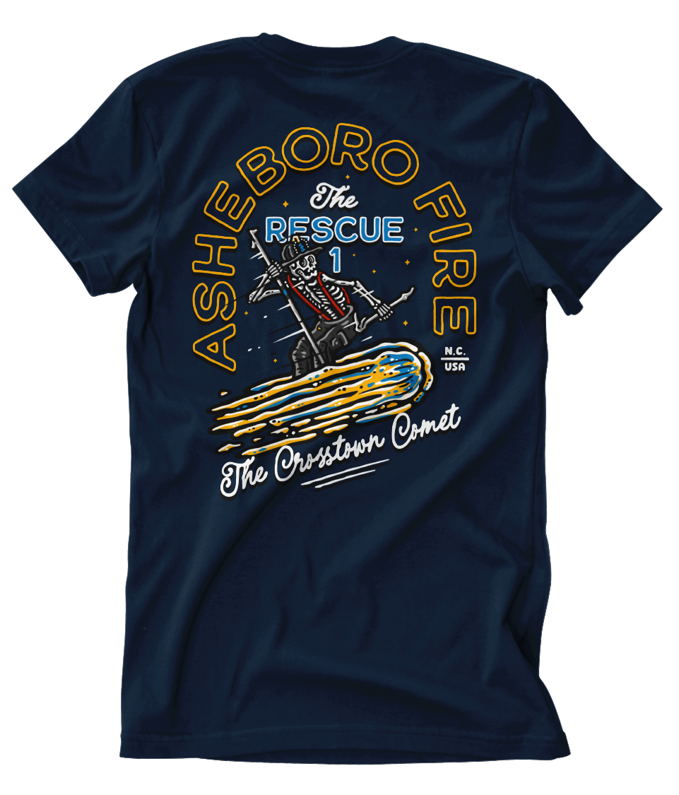 Asheboro Rescue 1 '24 Club Tee