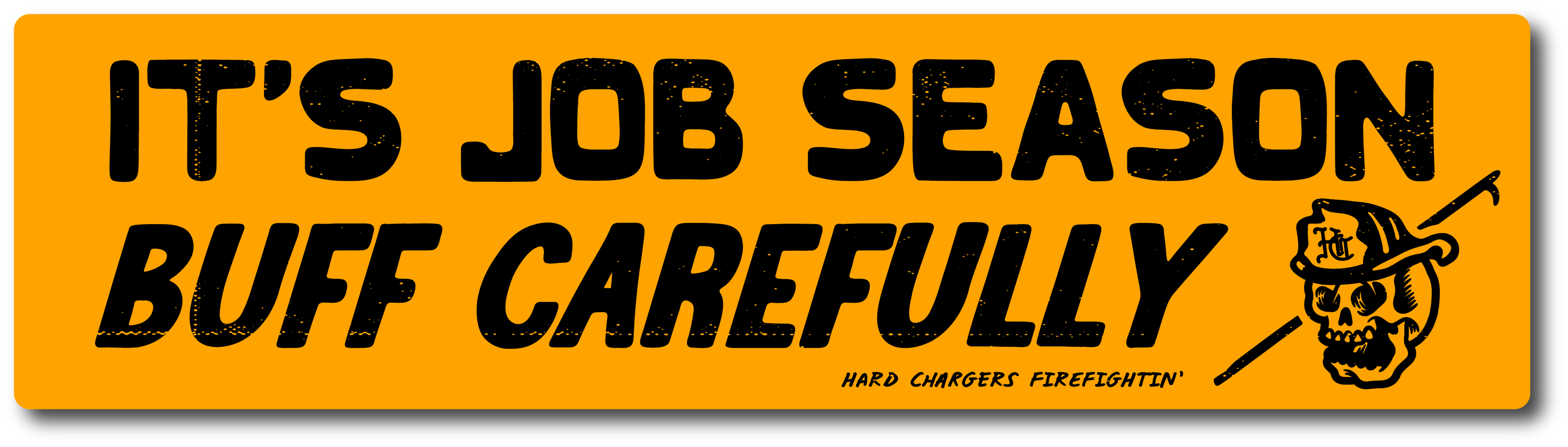 Buff Carefully Decal