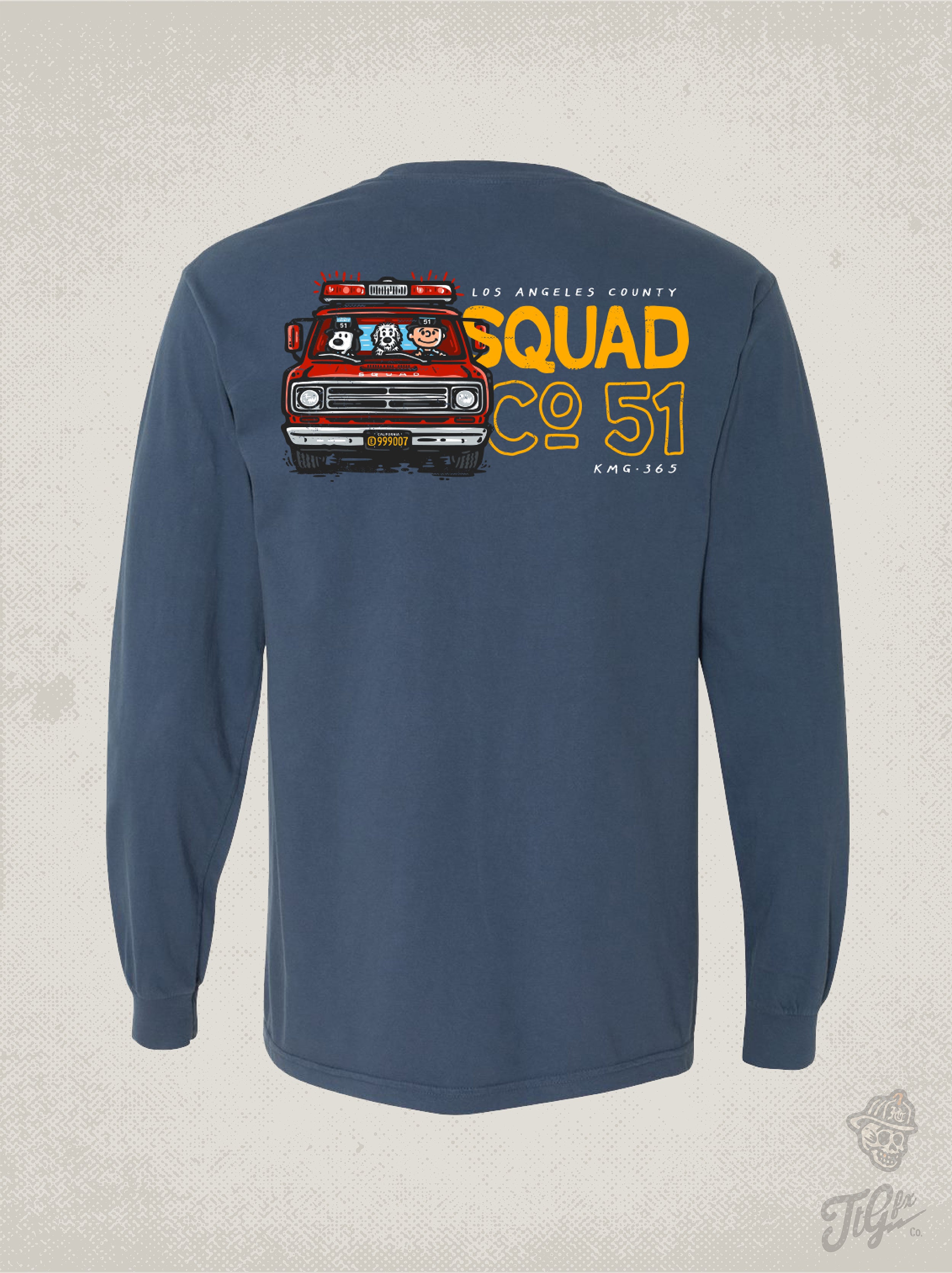 Boot, Chuck & Snoop LA Squad Co. 51 Long Sleeve