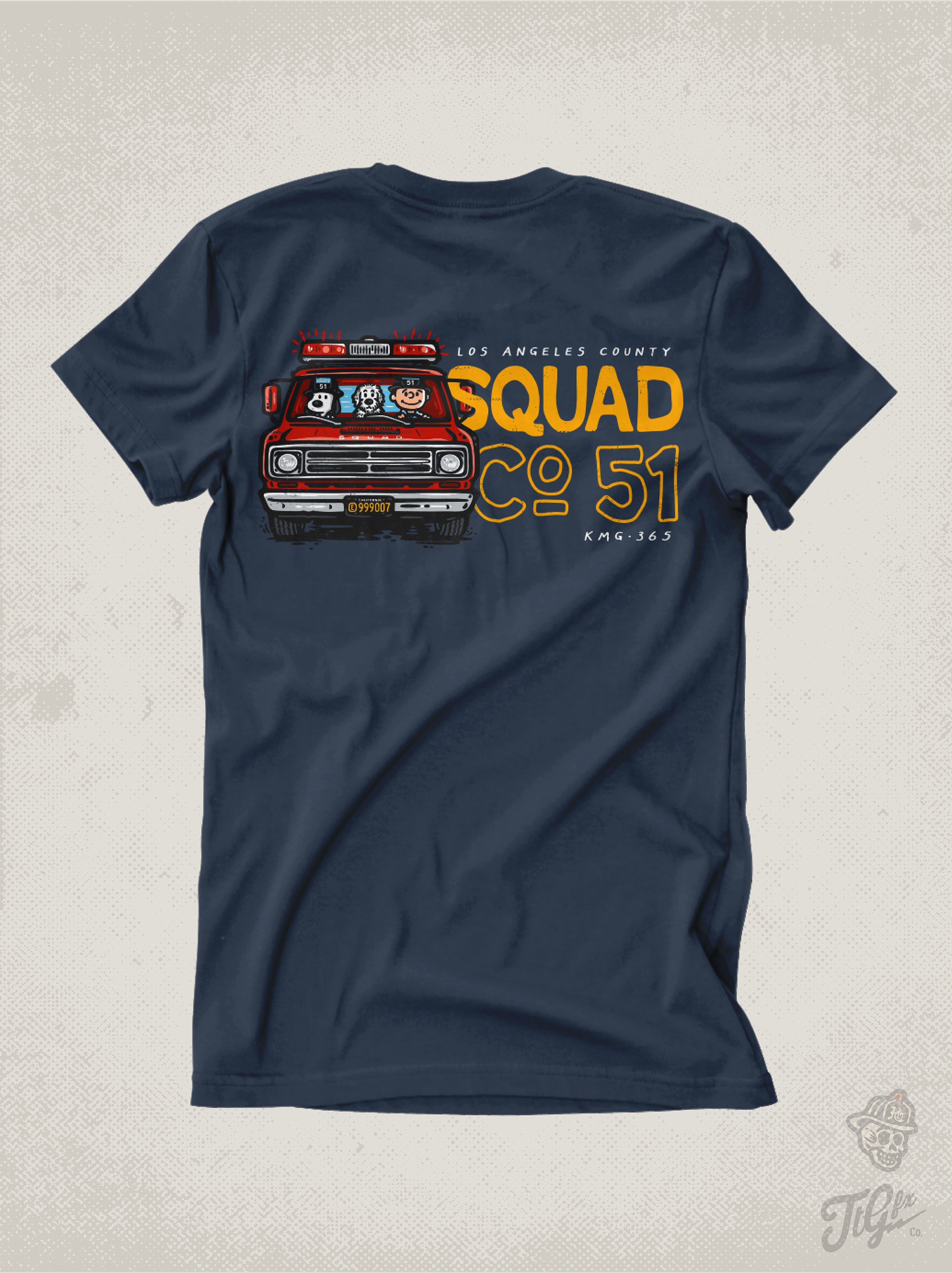 Boot, Chuck & Snoop LA Squad Co. 51 Tee