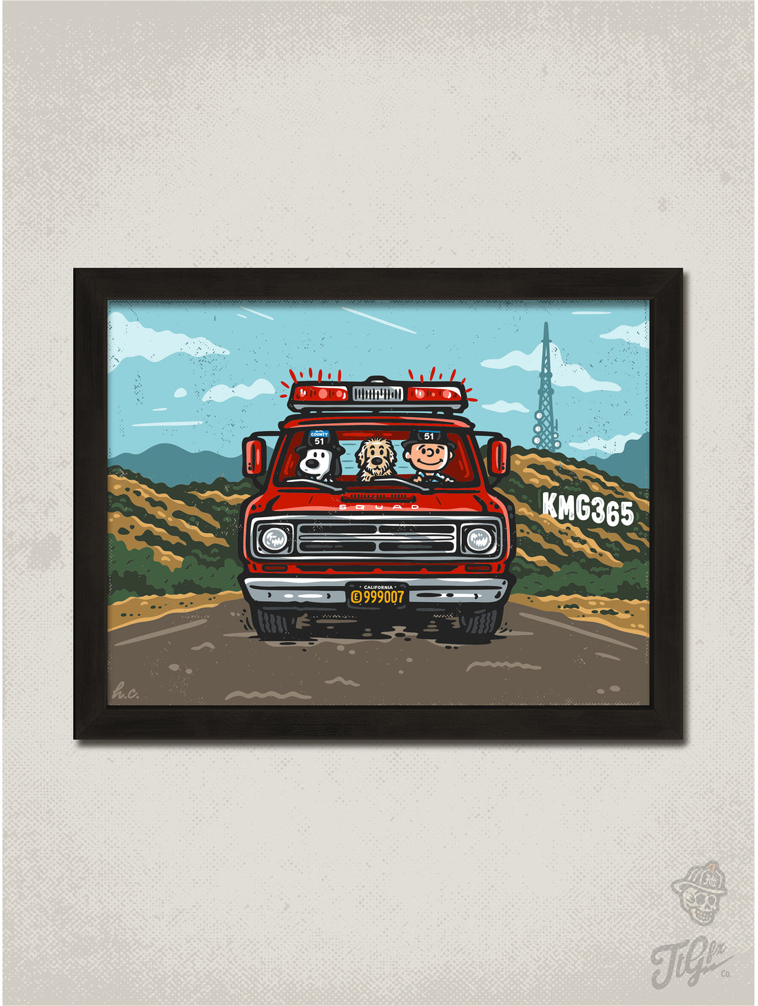 Boot, Chuck &amp; Snoop LA Squad Co. 51 Print